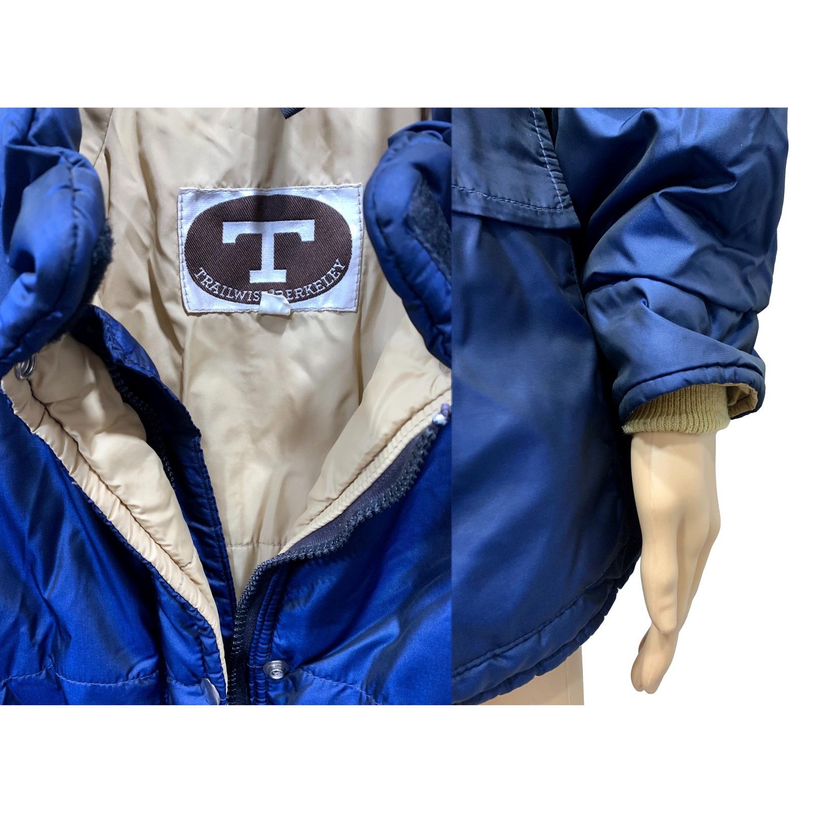 Vintage 80s Women's TRAILWISE BERKELY Winter Puffy Jacket Size M / US 6-8 / IT 42-44 - 4 Thumbnail