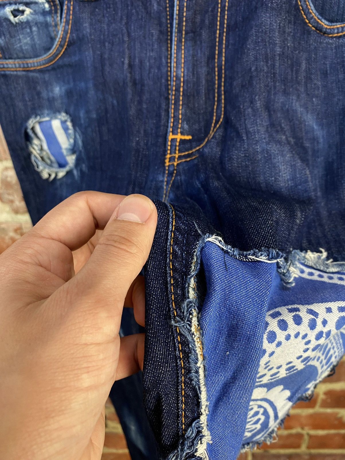Nudie Jeans Nudie Thin Finn Organic Custom Jeans Size US 33 - 10 Thumbnail