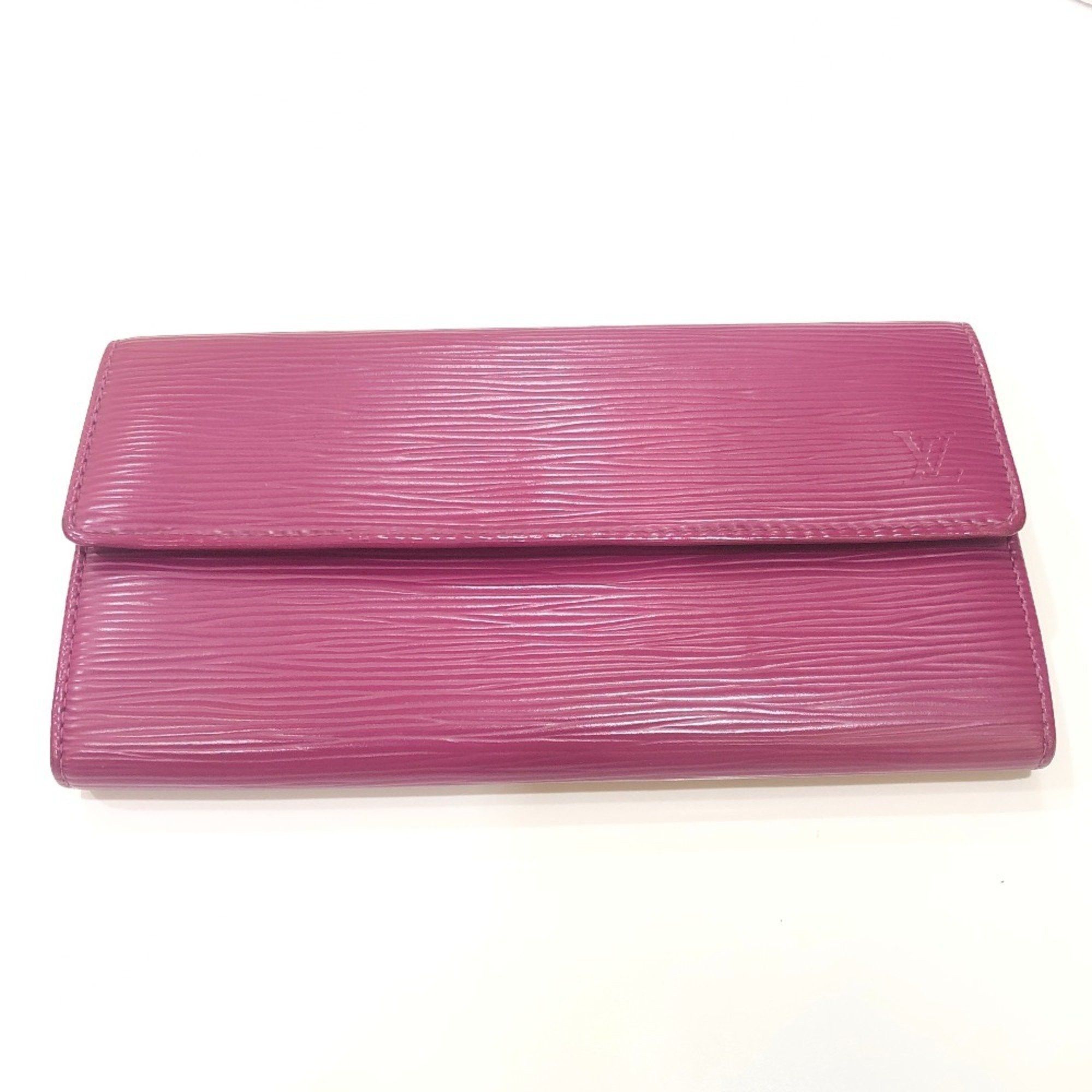 Louis Vuitton LOUIS VUITTON M60317 Portefeuille Sarah Long Wallet Epi Leather Women's Fuchsia Purple Size ONE SIZE - 1 Thumbnail