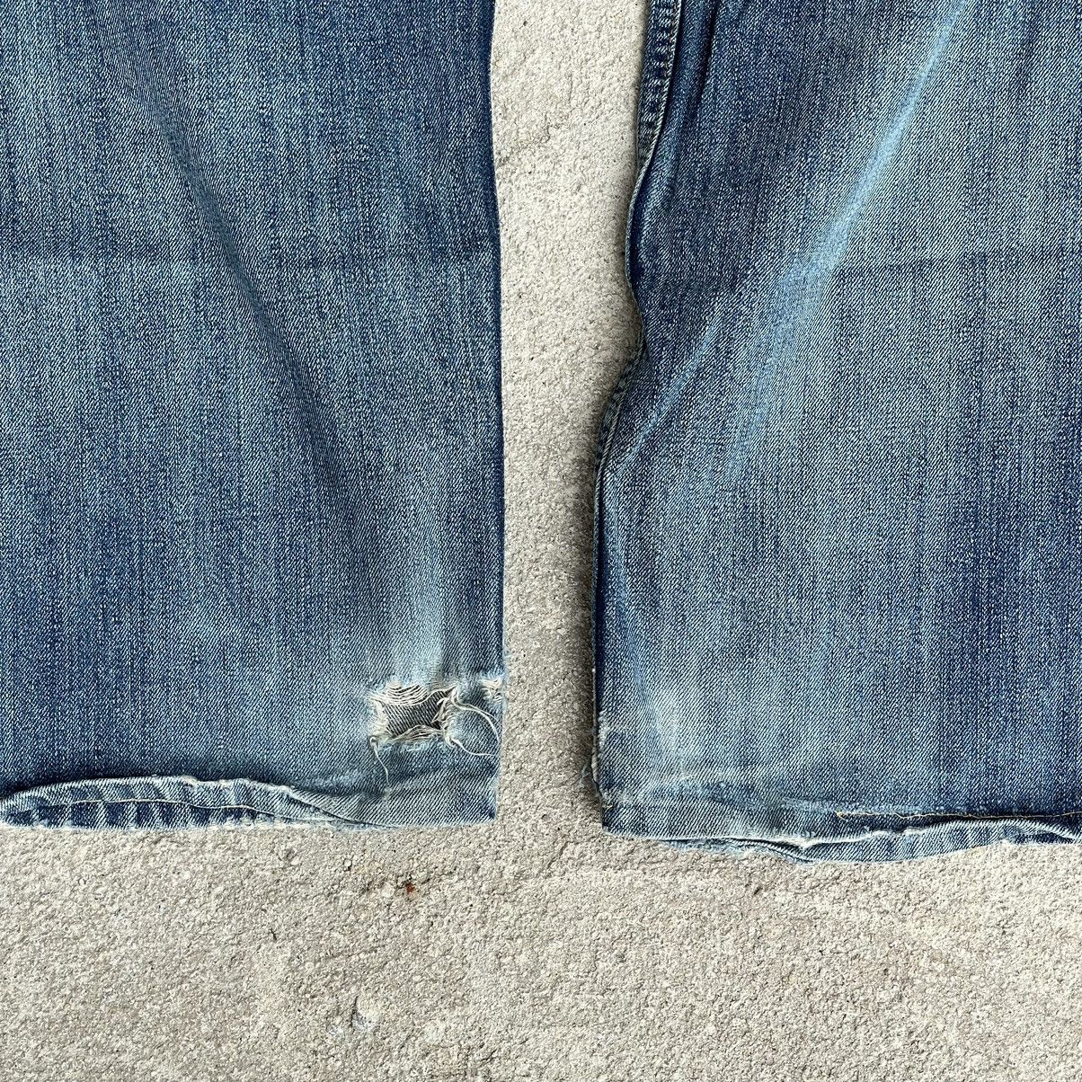 Levi's × Levi's Vintage Clothing “VINTAGE LEVIS” Y2K LEVIS DISTRESSED DENIM Size US 29 - 12 Thumbnail