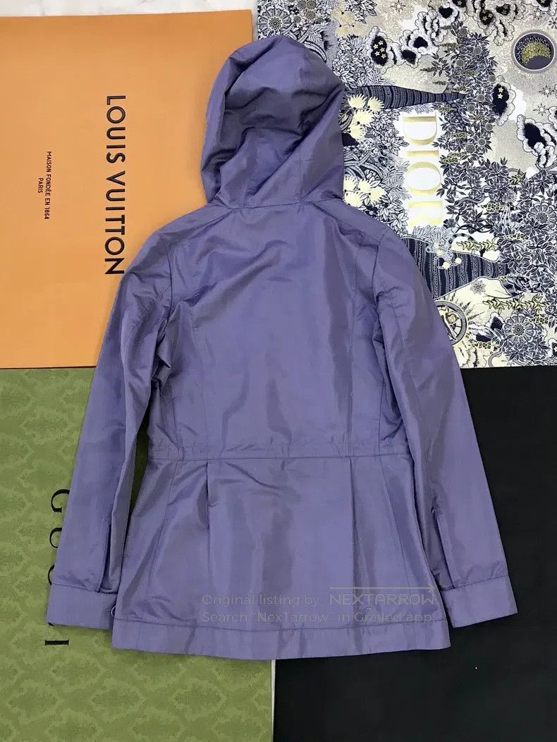 Loro Piana LORO PIANA Eggplant Purple Windproof Jacket Size XXS / US 00 / IT 34 - 2 Thumbnail