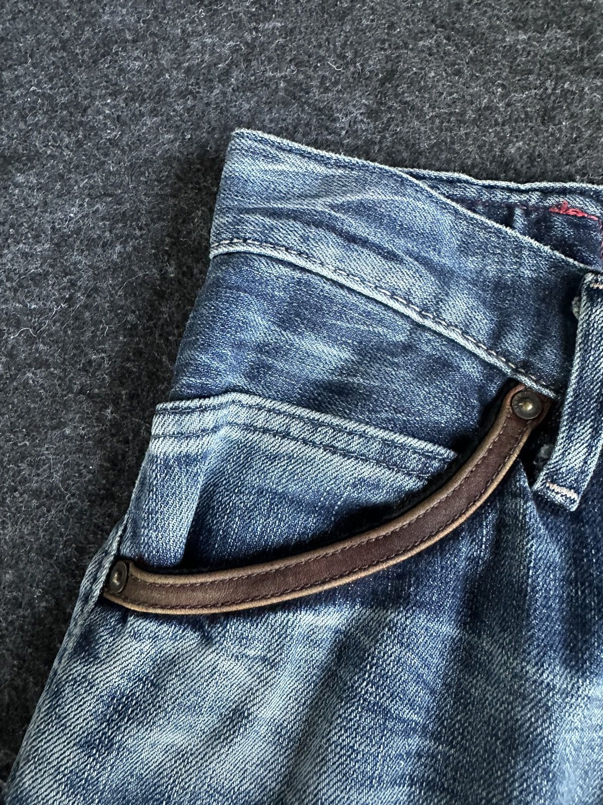 Edwin Vintage 90s Edwin Blue Trip Stone Washed Denim 30x29 D382 Size US 30 / EU 46 - 13 Thumbnail