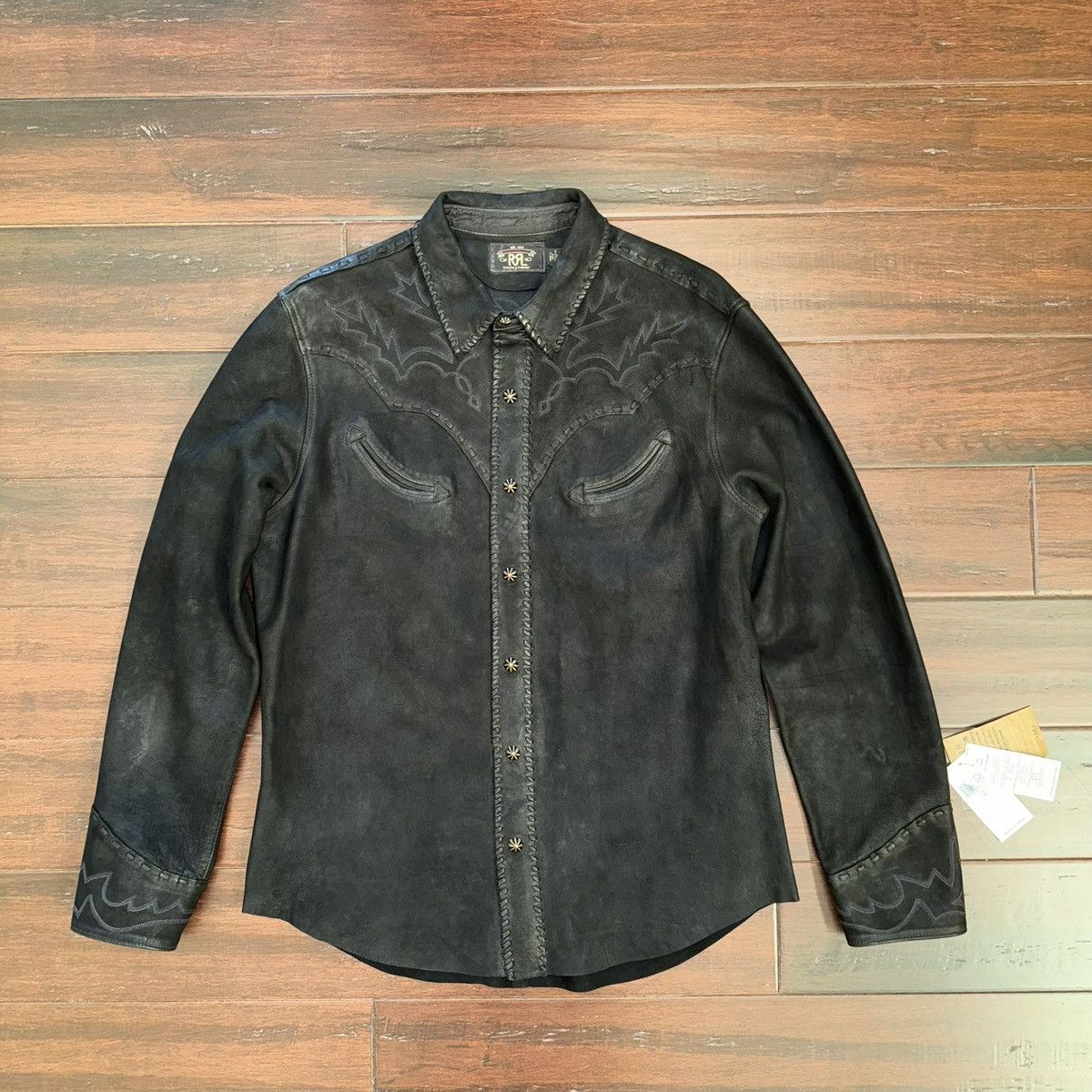 RRL Double RL Ralph Lauren patchwork shirt western size XS