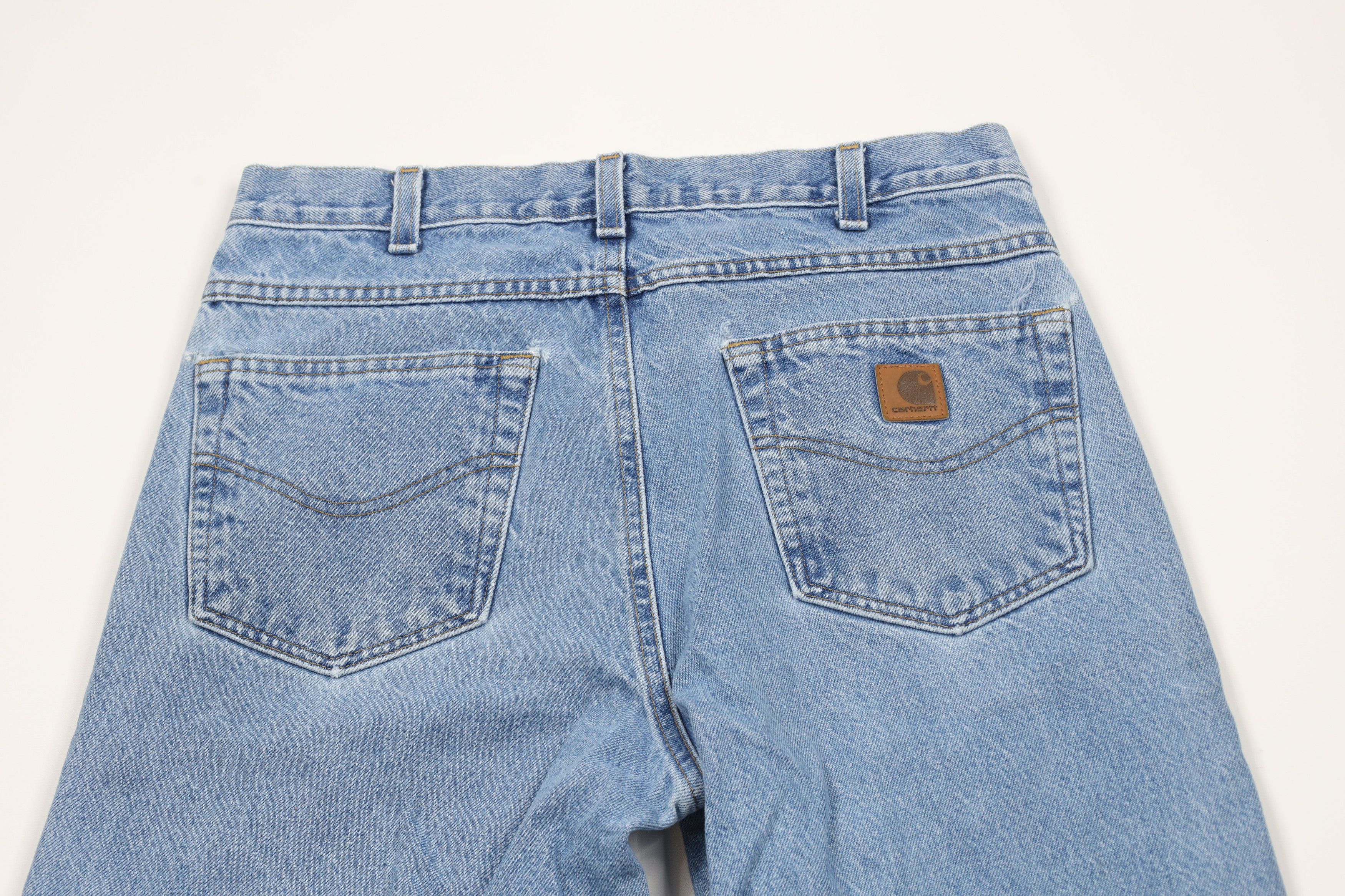 Carhartt × Vintage Vintage Y2K Carhartt Spell Out Relaxed Fit Denim Jeans Size US 32 / EU 48 - 11 Thumbnail