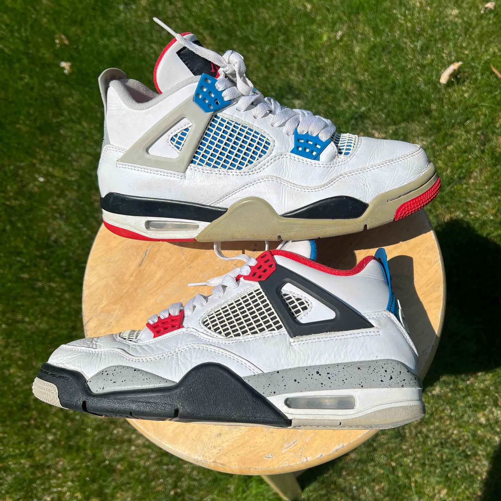 Jordan Brand × Nike Nike Air Jordan 4 Retro SE What The 4 Men's Shoes - Size 8.5 Size US 8.5 / EU 41-42 - 2 Thumbnail