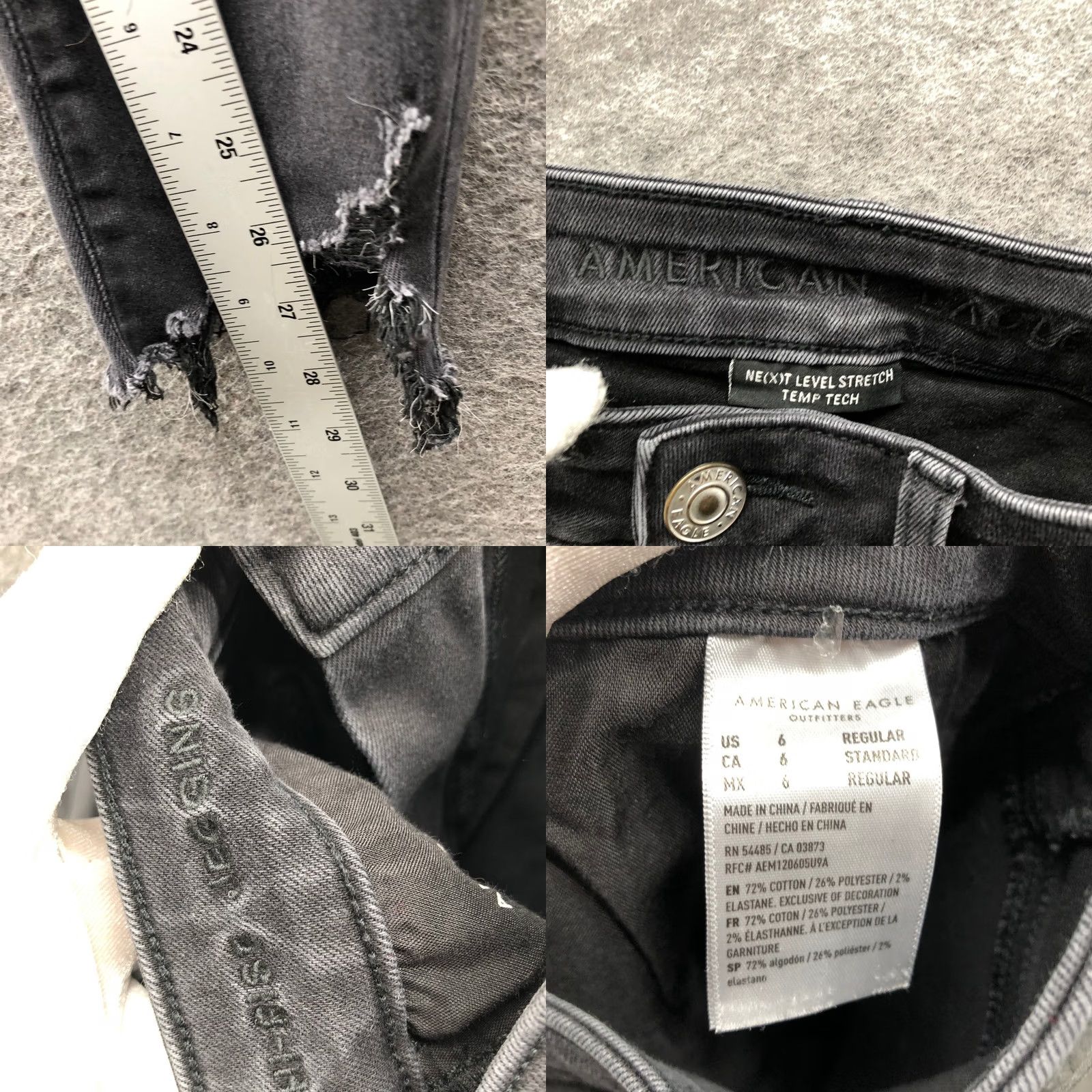 American Eagle Outfitters Output: Size 28" / US 6 / IT 42 - 8 Thumbnail