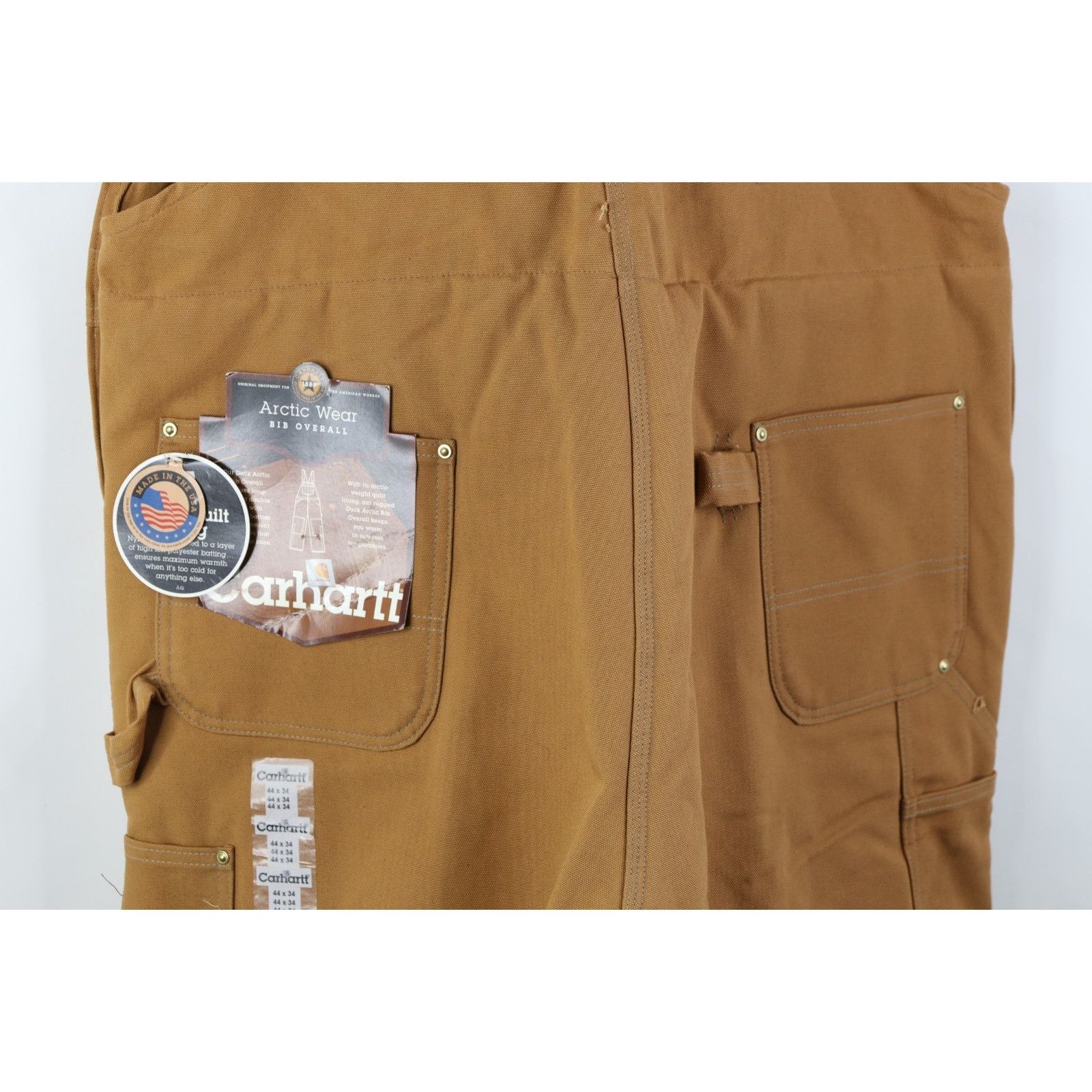 Carhartt Deadstock Vintage Y2K Carhartt Double Knee Arctic Overalls Size US 44 / EU 60 - 10 Thumbnail
