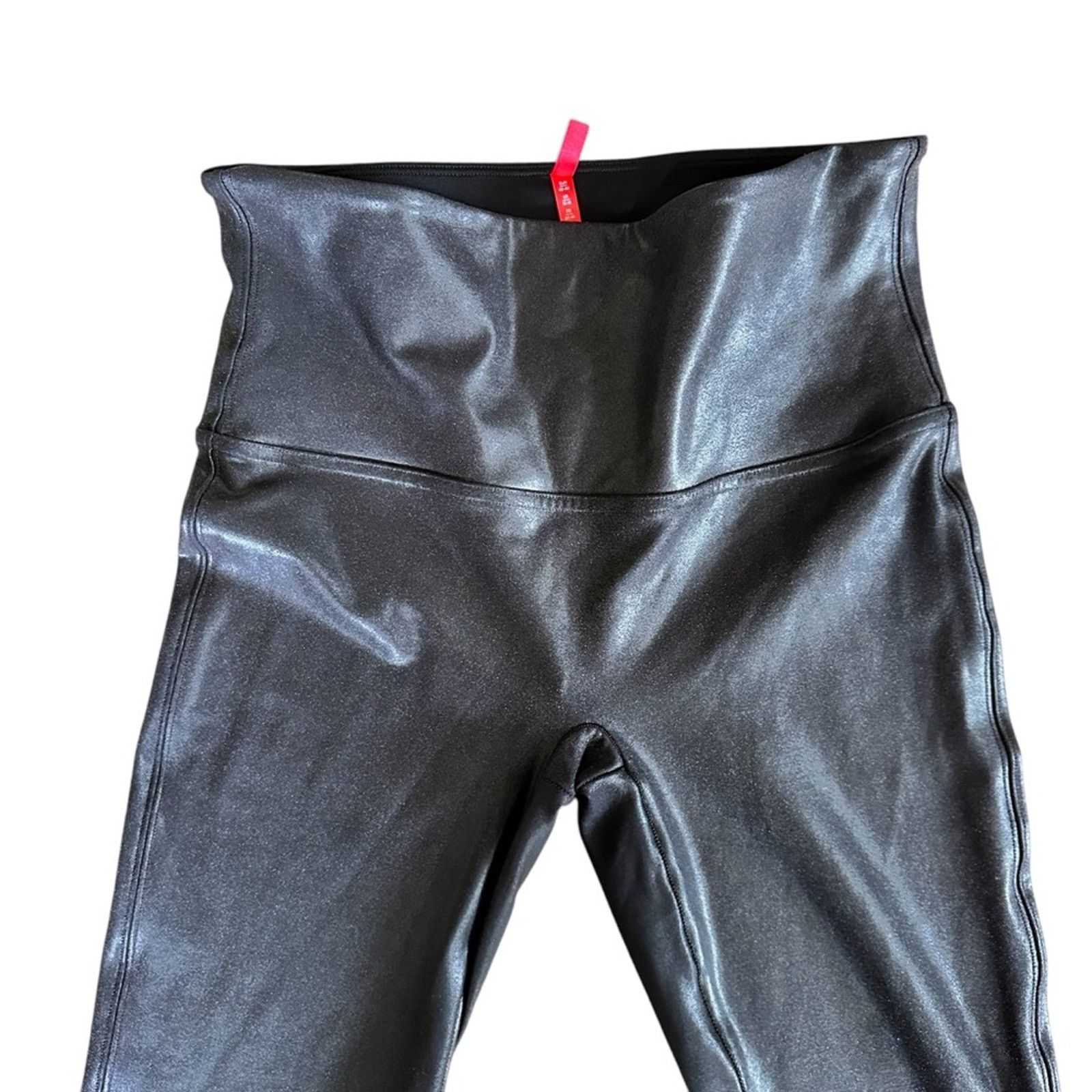 Spanx Spanx Faux Leather Leggings – Black – Size L – EUC Size 30" / US 8 / IT 44 - 8 Thumbnail