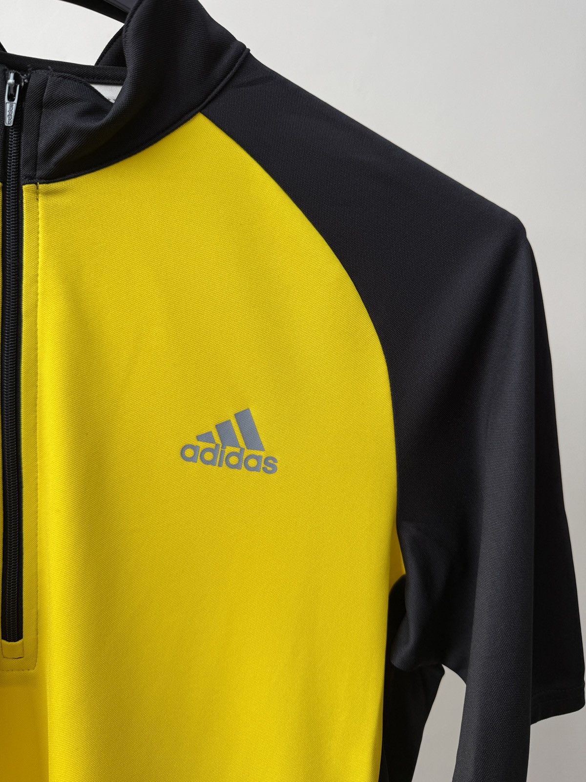 Adidas Vintage Adidas Cycling Jersey T-Shirt Yellow Size US M / EU 48-50 / 2 - 4 Thumbnail