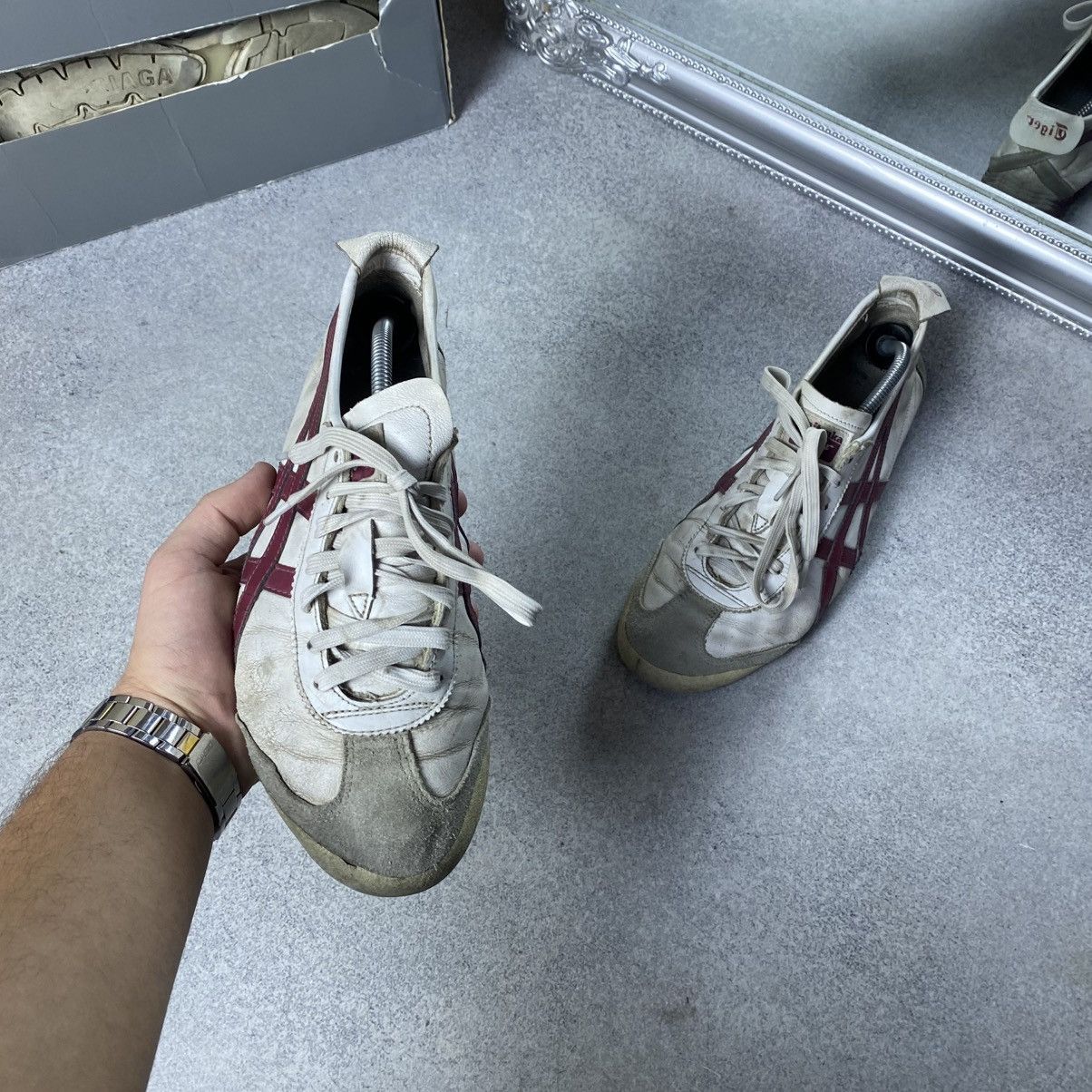 Asics Vintage Asics Tiger Onitsuka Leather Sneakers Size US 8.5 / EU 41-42 - 2 Thumbnail
