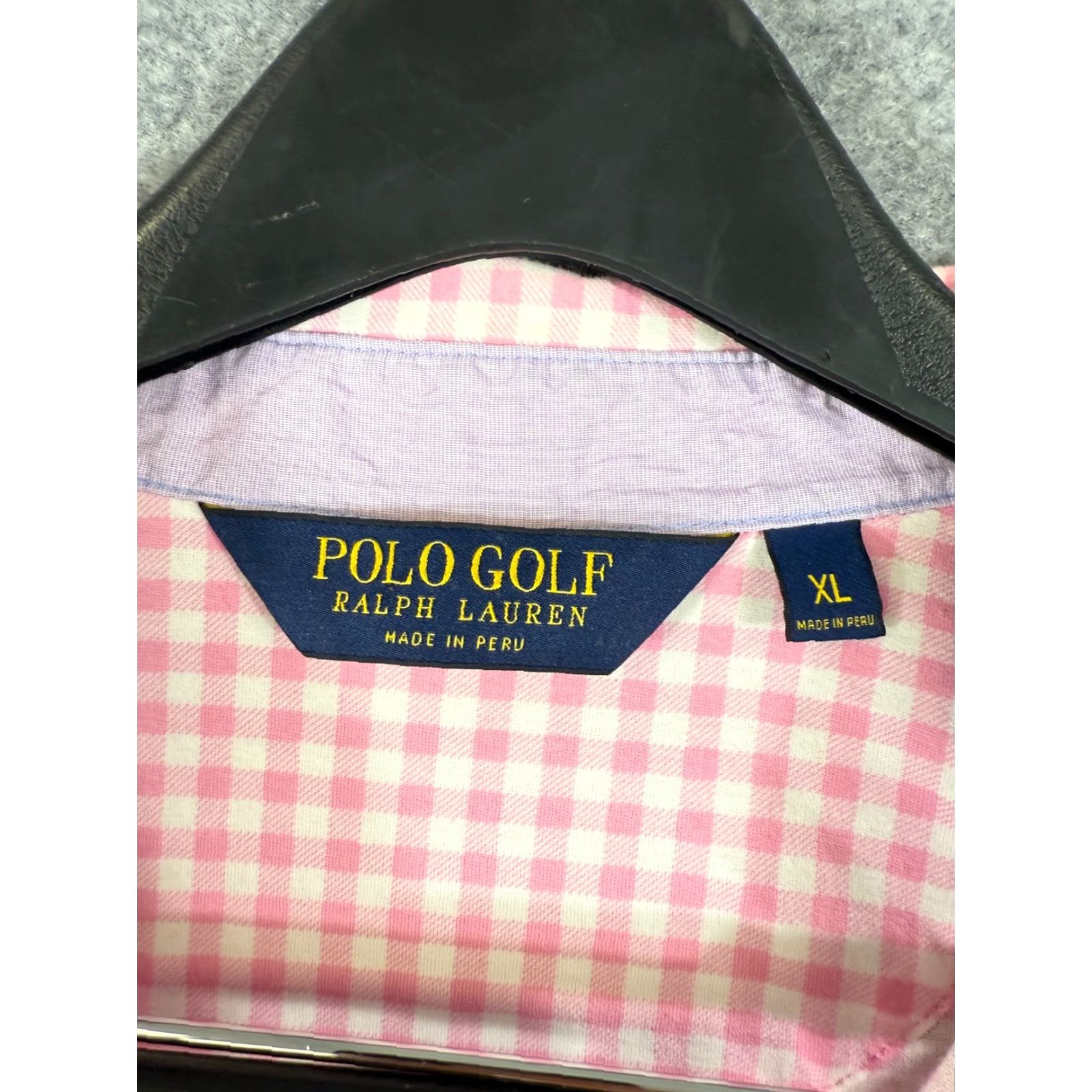Polo Ralph Lauren Polo Golf Ralph Lauren Shirt Mens XL Pink Gingham Check Pima Cotton Preppy Size US XL / EU 56 / 4 - 5 Thumbnail