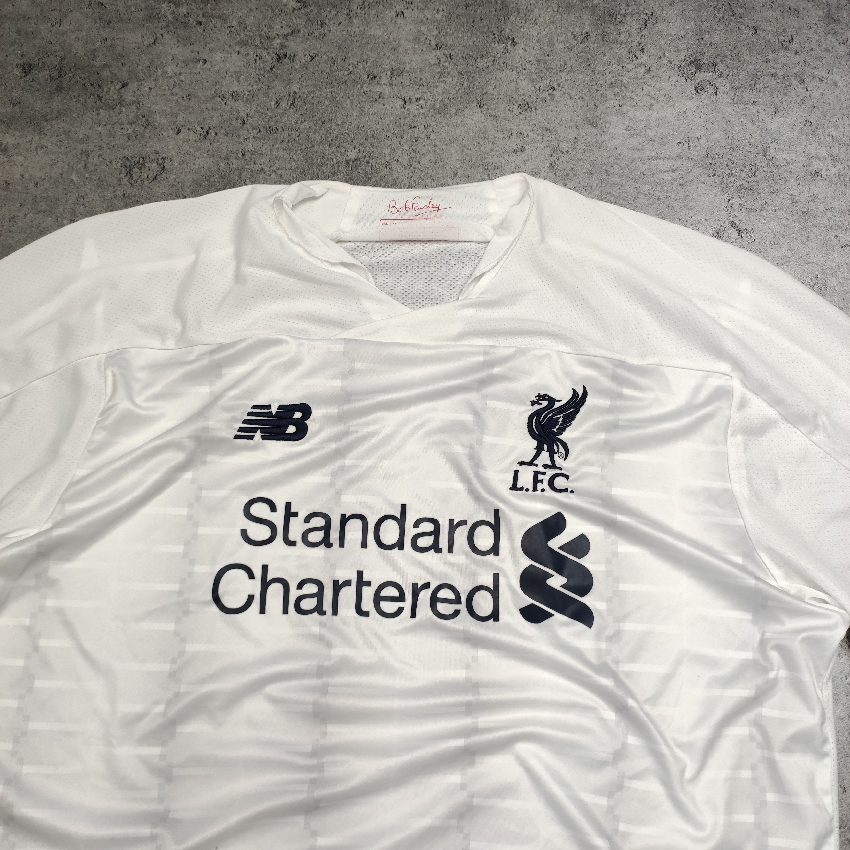 Vintage Soccer Football Liverpool 2019 Away New Balance Jersey Size US XXL / EU 58 / 5 - 4 Thumbnail