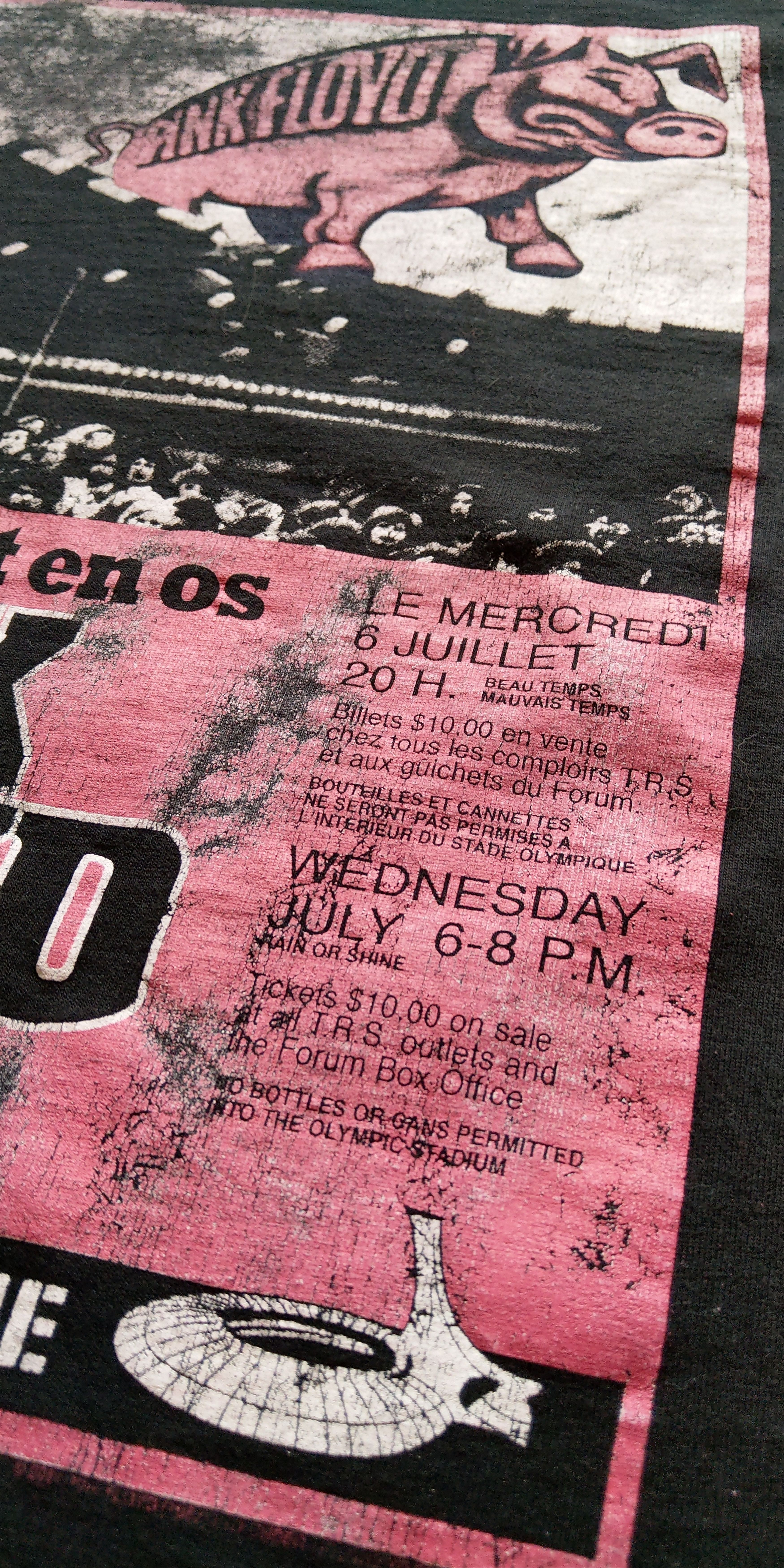 Band Tees PINK FLOYD Animals Shirt Pig Poster Rare Vintage 70s Rock Size US S / EU 44-46 / 1 - 2 Thumbnail