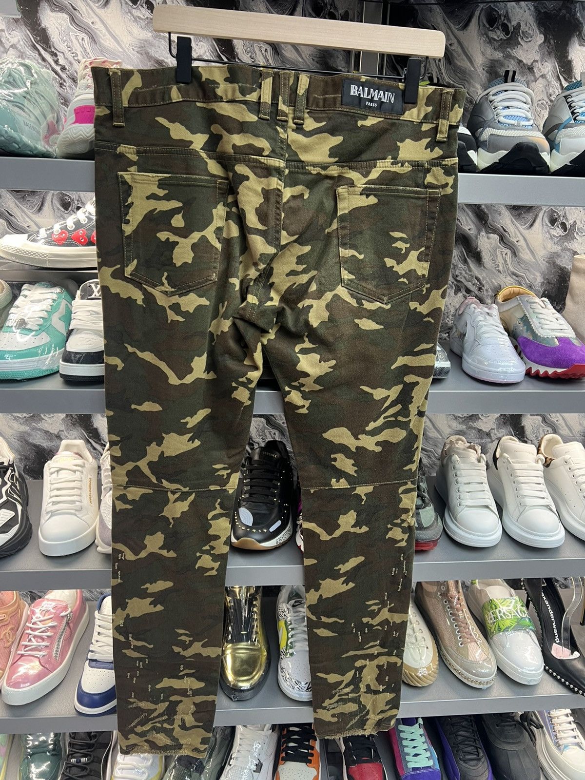 Balmain Balmain Camo Denim Jeans Size US 34 / EU 50 - 2 Thumbnail