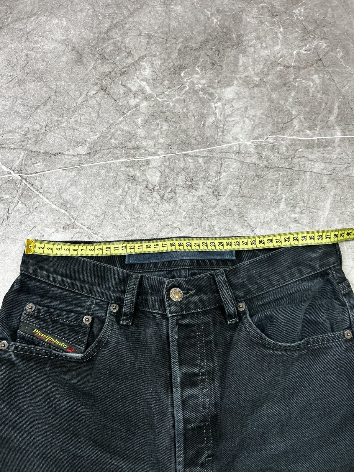 Diesel Pants Diesel Vintage Black Jeans Denim Luxury Y2k Baggy Fit Size US 30 / EU 46 - 6 Thumbnail