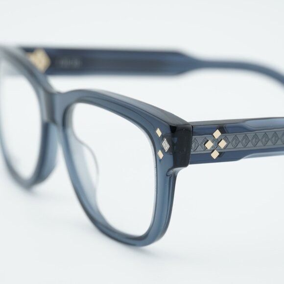Dior Dior CD DIAMONDO S1I 3000 Eyeglasses Blue 54mm Square Frame Size ONE SIZE - 9 Thumbnail