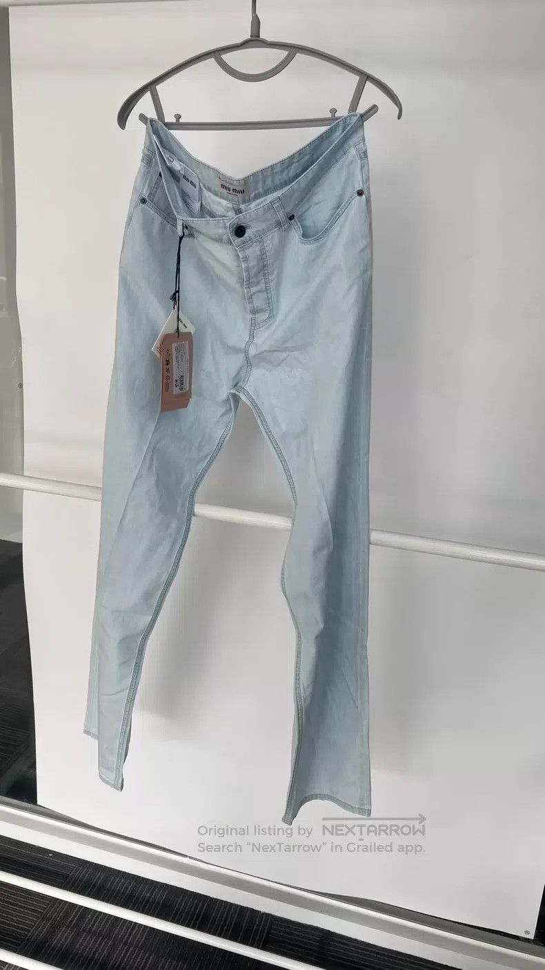 Miu Miu Miu Miu 38 Loose straight slacks Size 37" - 4 Thumbnail