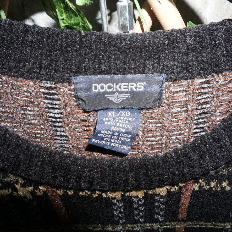 Dockers XL-Vintage Y2K dockers 1990s essential knitted cable sweater Size US XL / EU 56 / 4 - 3 Thumbnail