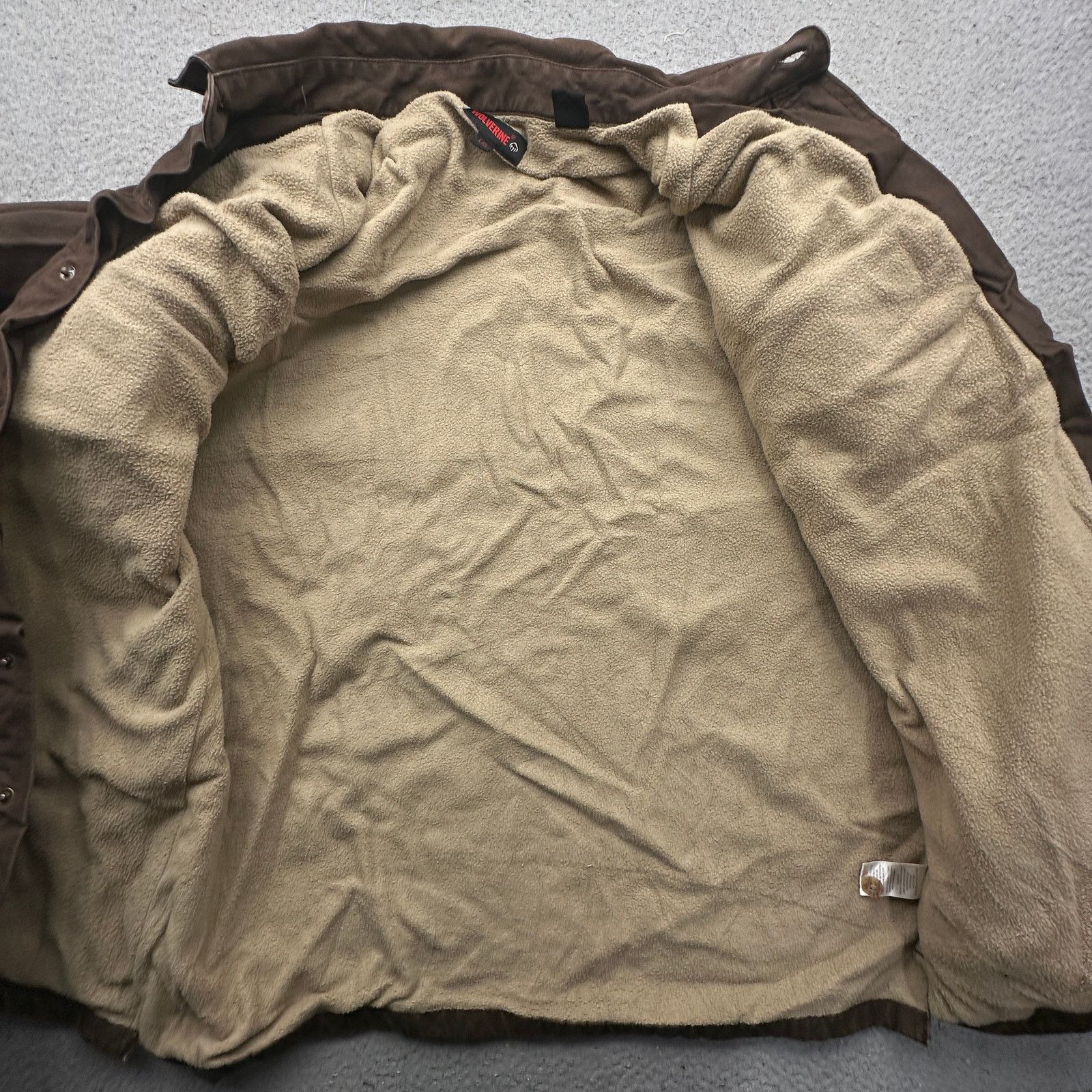 Wolverine Wolverine Duck Canvas Sherpa Button Shirt Shacket Large Size US L / EU 52-54 / 3 - 11 Thumbnail