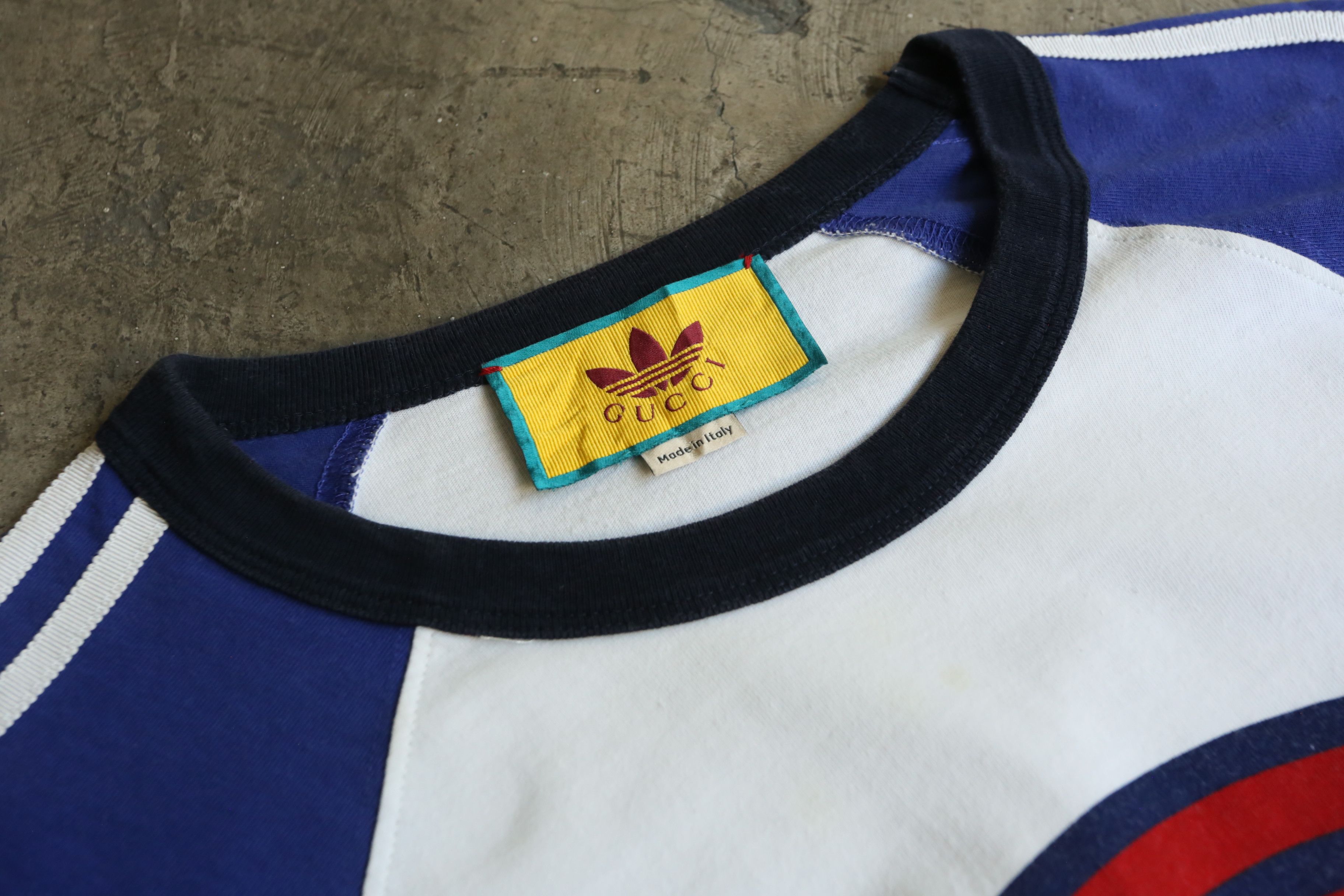Adidas × Gucci Gucci - Adidas - F/W 22 - Raglan Tee Size US L / EU 52-54 / 3 - 8 Thumbnail