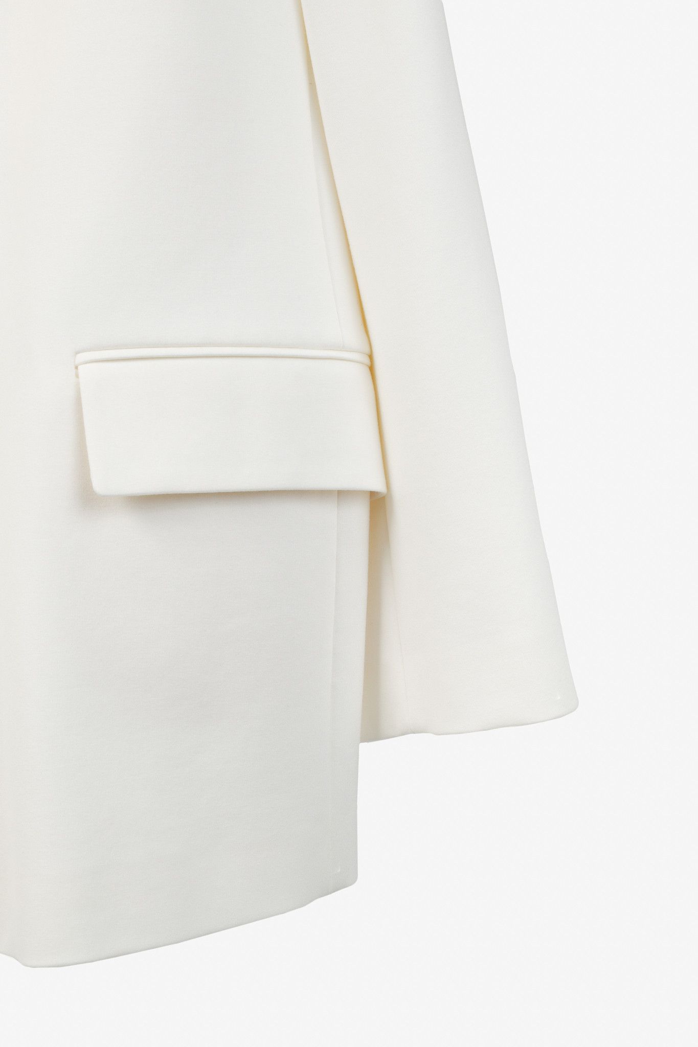 DOROTHEE SCHUMACHER Dorothee Schumacher Essence Camellia White Oversized Jacket Size L / US 10 / IT 46 - 6 Thumbnail