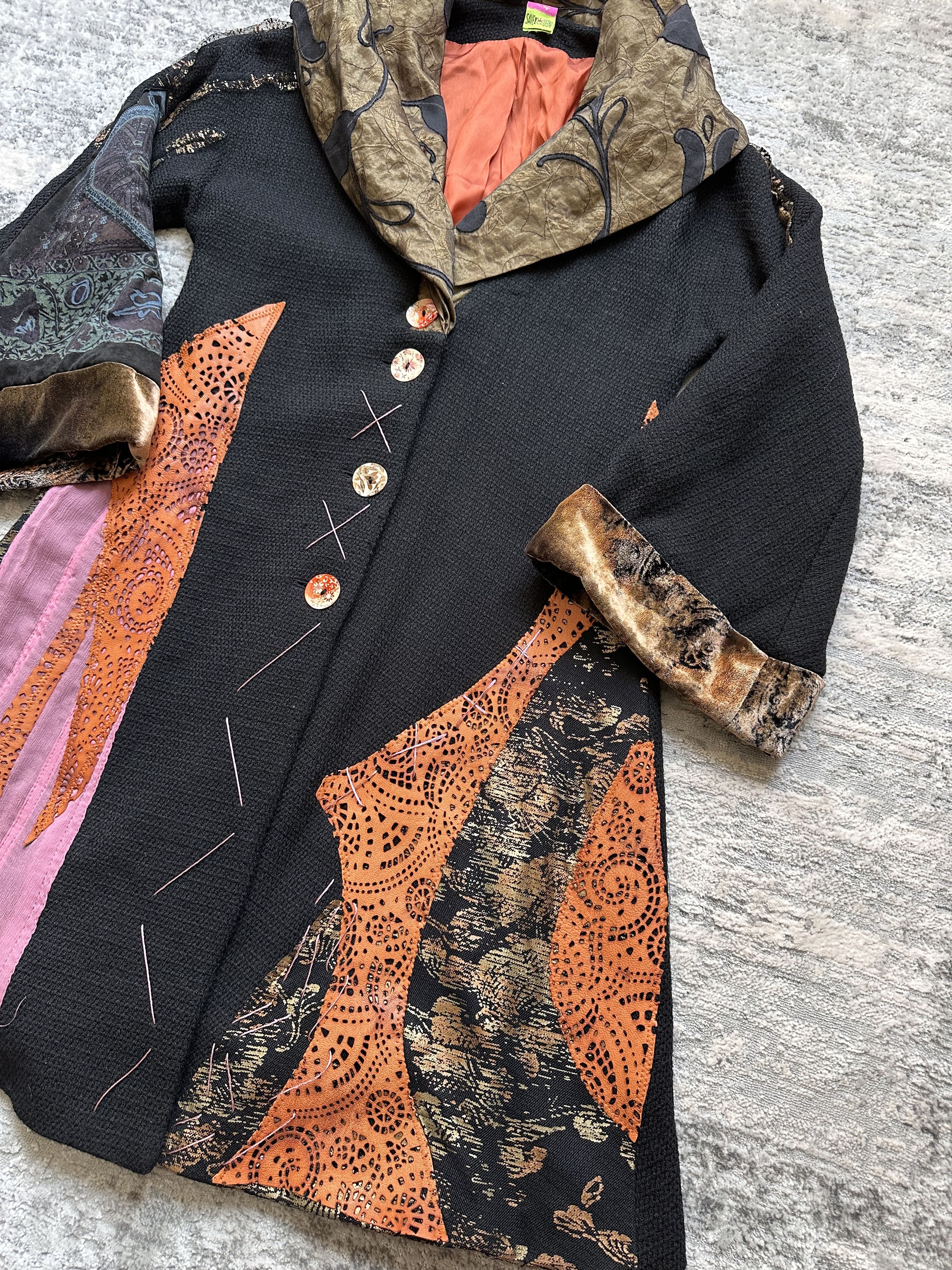 Vintage Save the queen vintage trench coat avant garde Size S / US 4 / IT 40 - 3 Thumbnail