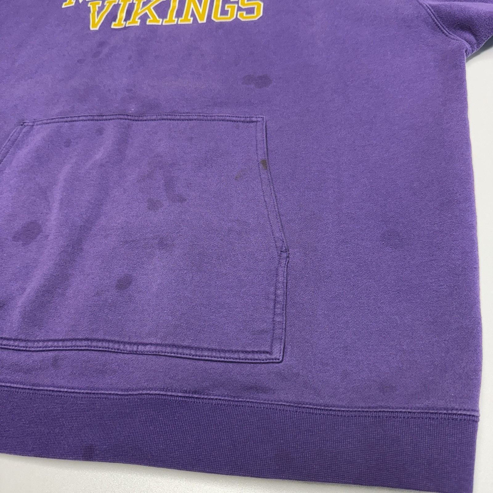 NFL × Reebok × Vintage Vintage Minnesota Vikings Hoodie Sweatshirt Mens Purple Reeb Size US XL / EU 56 / 4 - 7 Thumbnail
