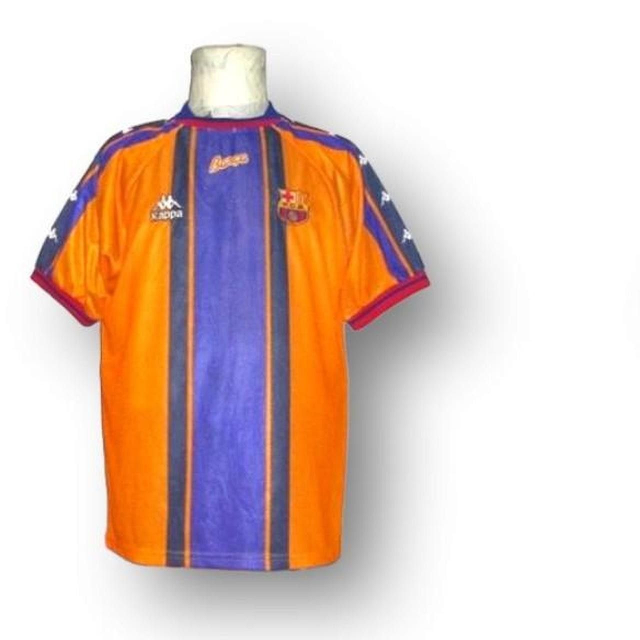 Kappa Fc Barcelona 1997 1998 Away Shirt Jersey fcb barca Size US M / EU 48-50 / 2 - 1 Thumbnail