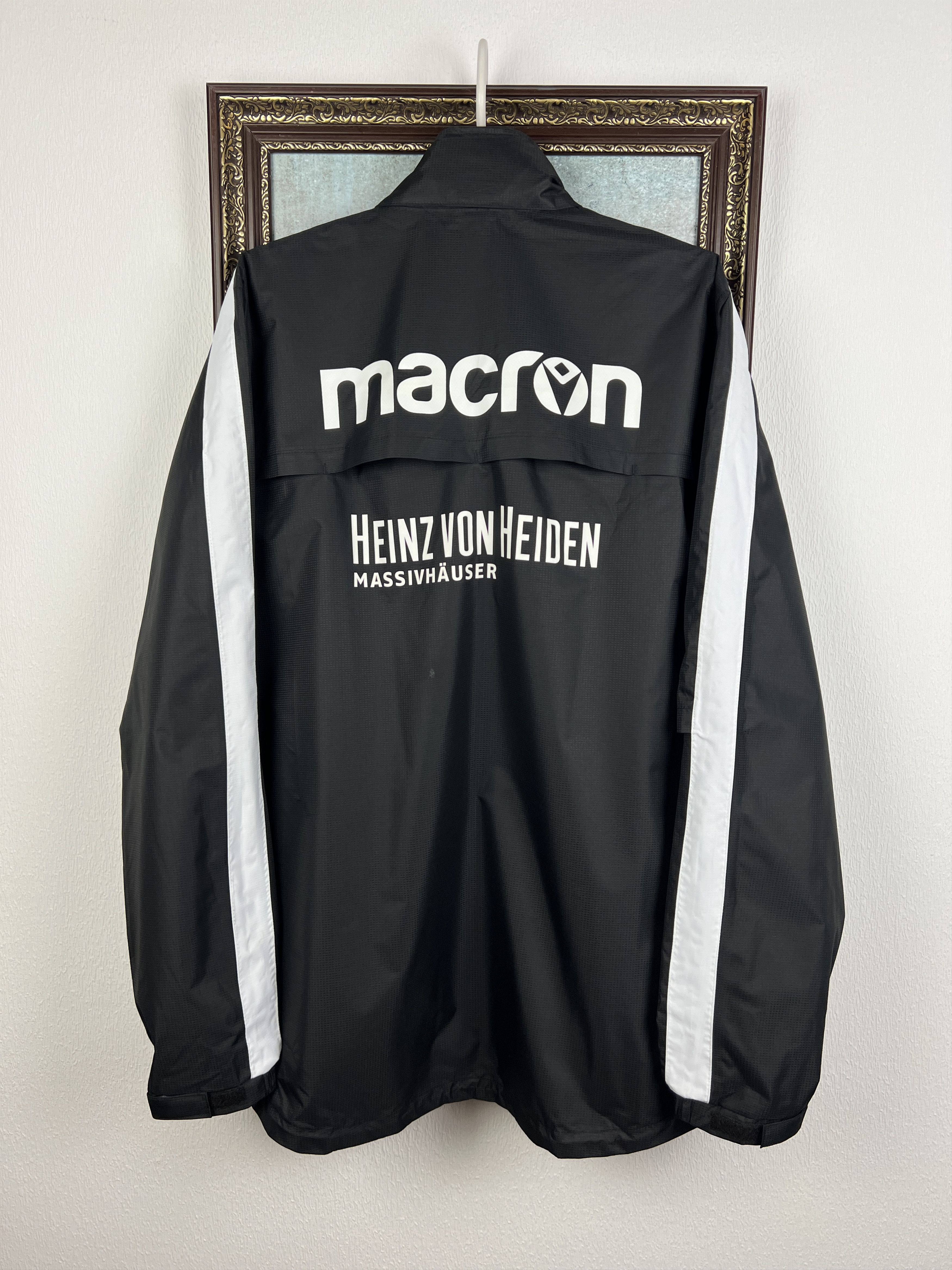 Macron Hannover 96 Football Rain Jacket Hooded Windbreaker TrackTop Size US XXL / EU 58 / 5 - 10 Thumbnail