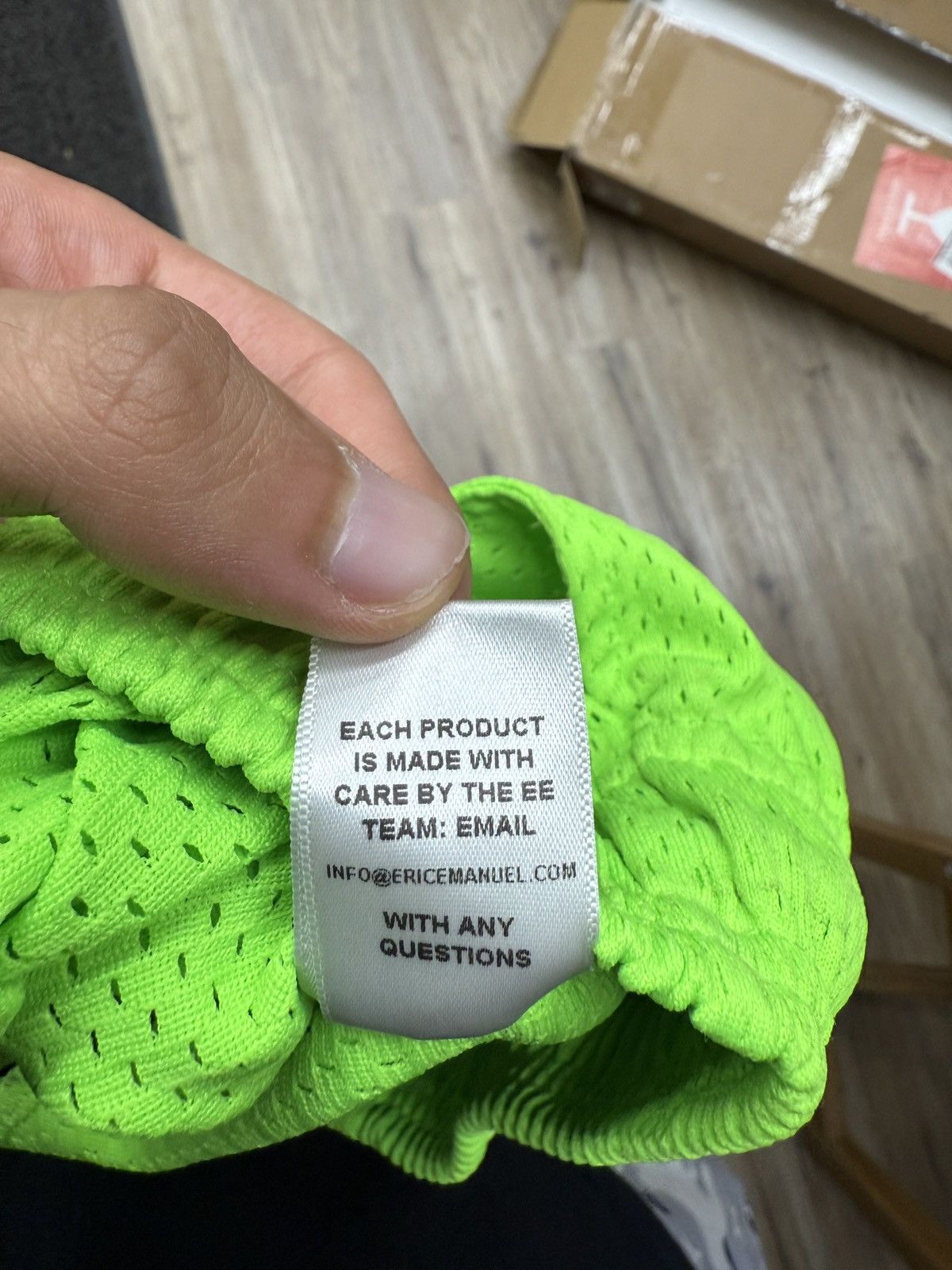 Eric Emanuel Eric Emmanuel Neon Green Shorts Size US 31 - 7 Thumbnail