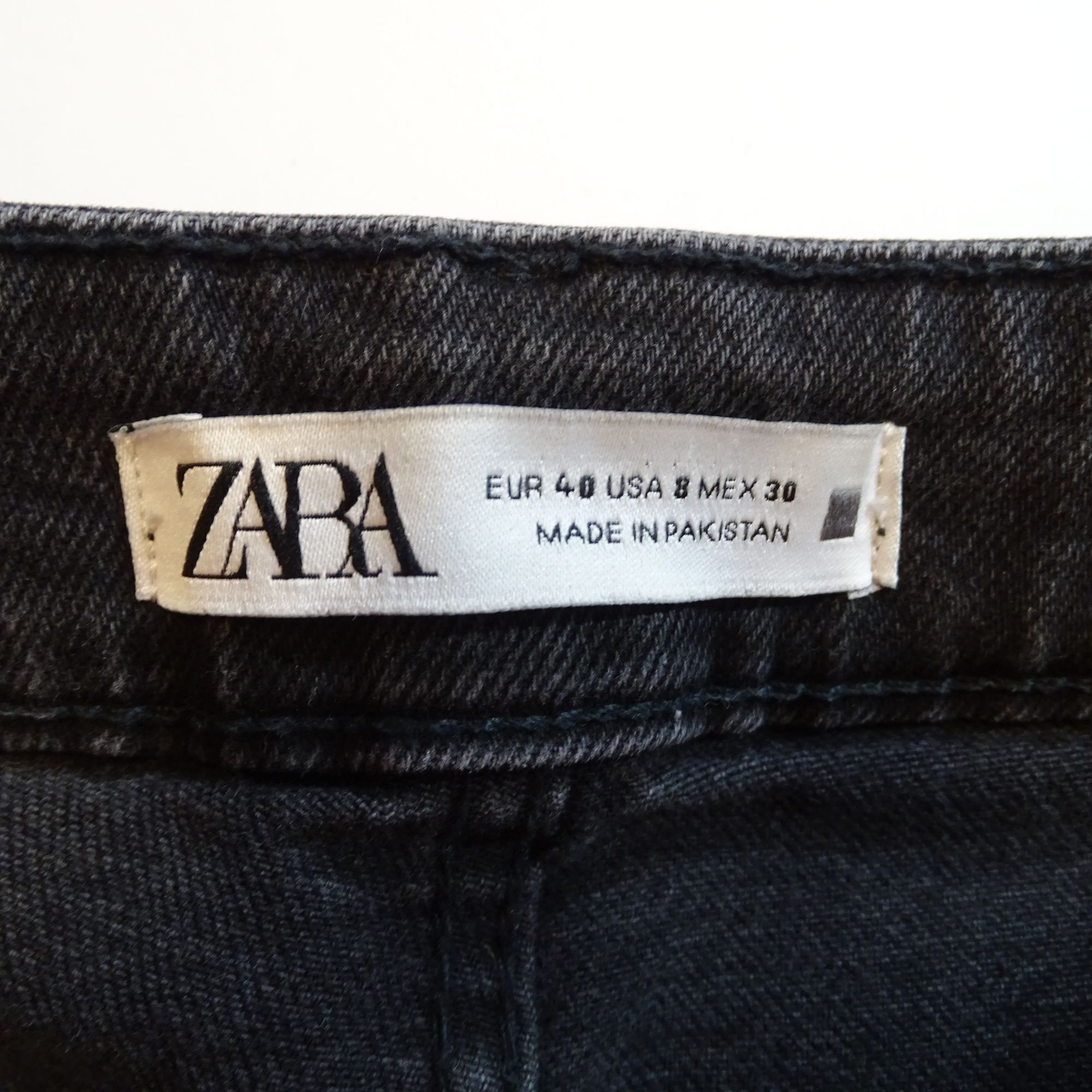 Zara Zara Black Washed Boot Flare Jeans Women Size 8 High Rise Size 30" / US 8 / IT 44 - 5 Thumbnail
