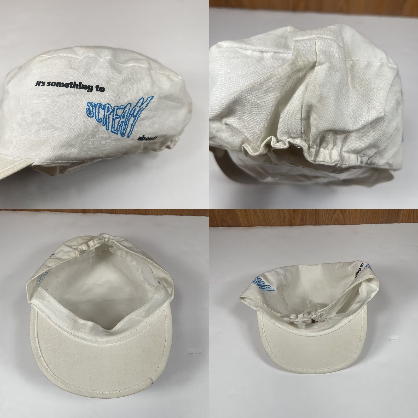 Vintage VINTAGE Rebel Yell Hat Adults Cadet Cap White 101 It’s Something To Scream About Size ONE SIZE - 8 Thumbnail