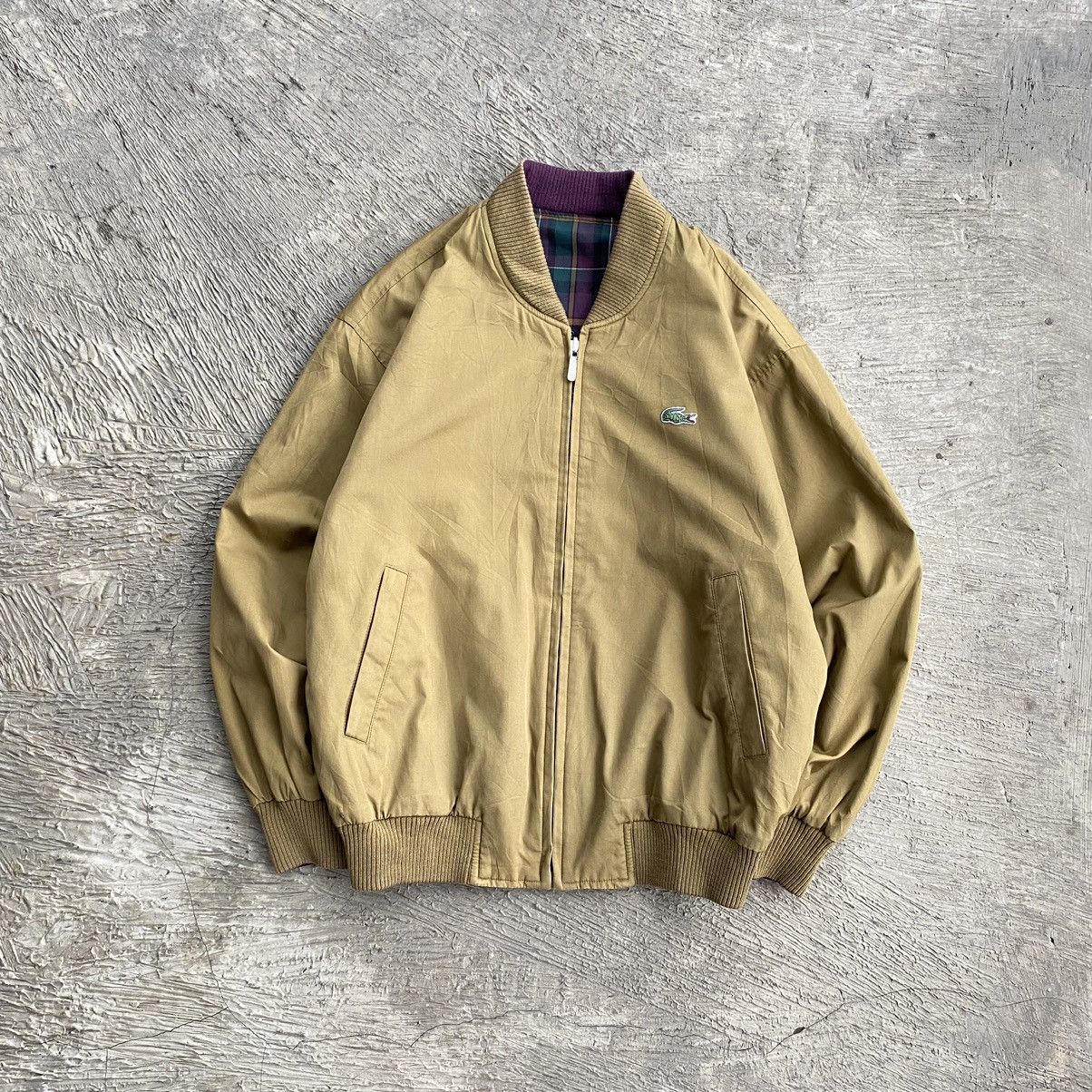 Vintage Chemise Lacoste Reversible Bomber Jacket