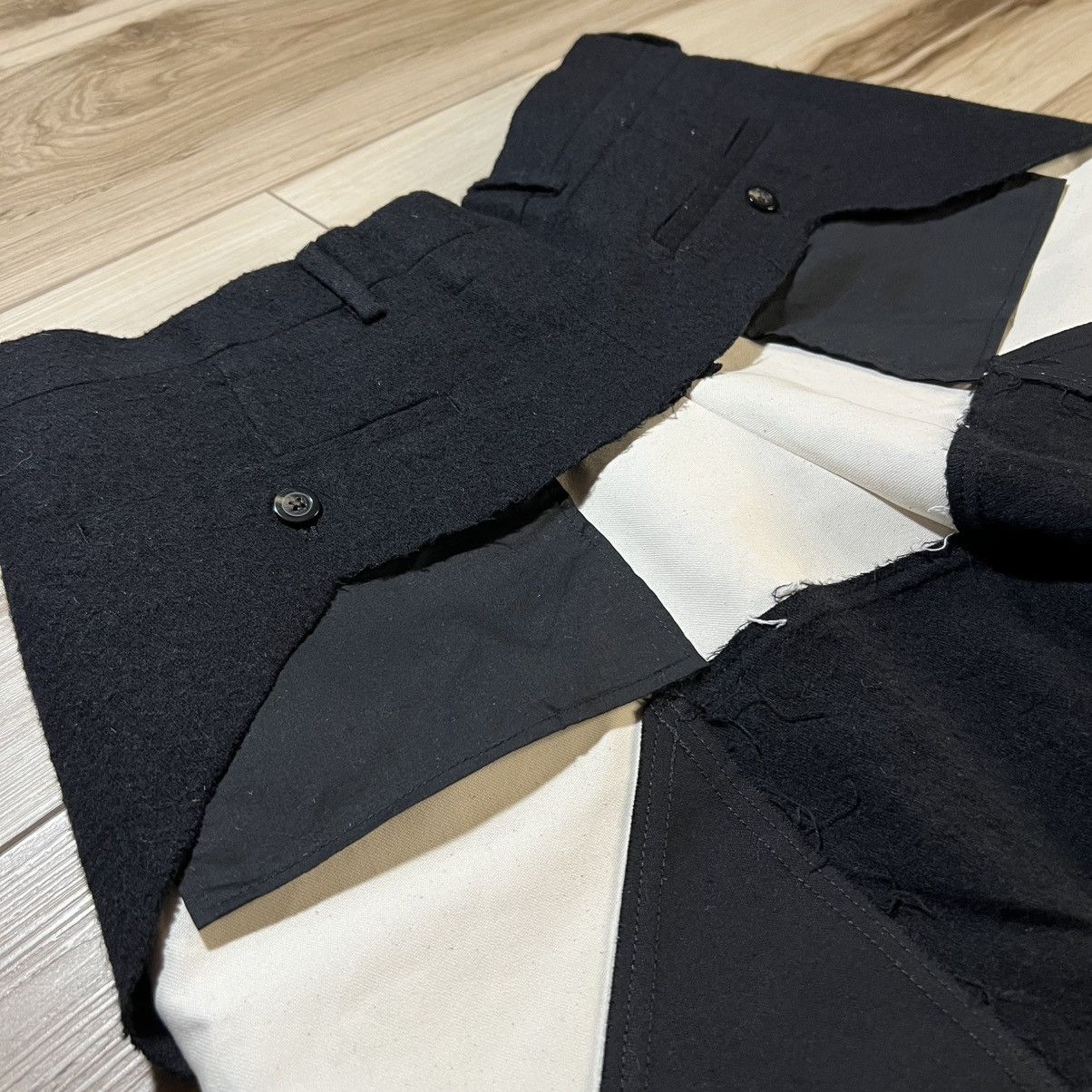 Rick Owens Rick Owens Straytukay Patchwork Pants DSM Exclusive Size US 33 - 14 Thumbnail