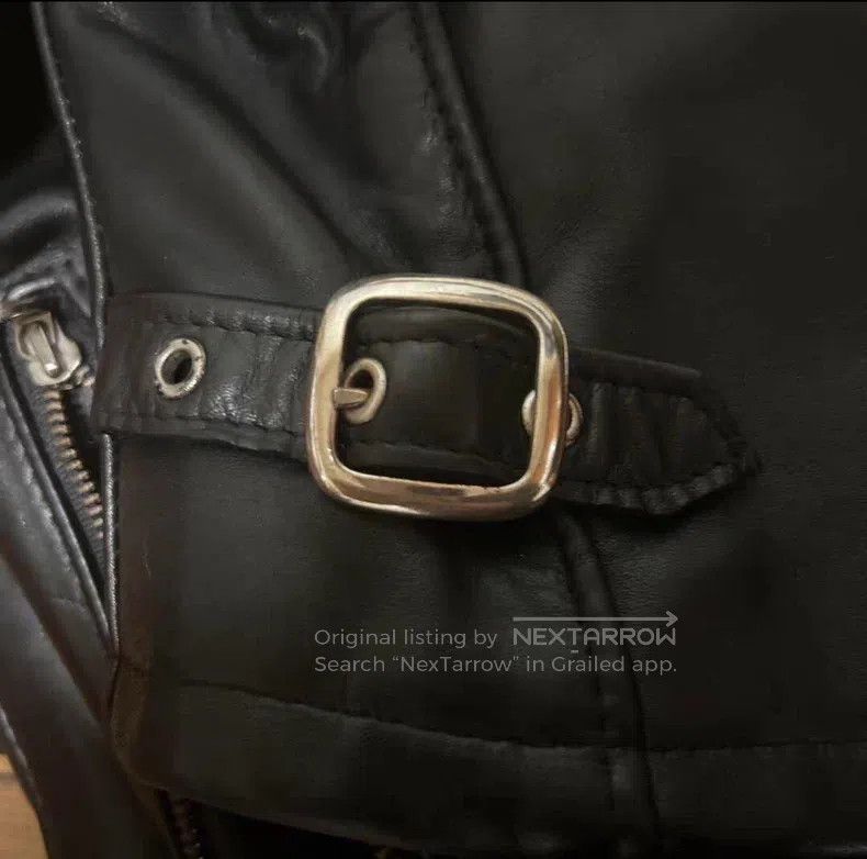 Other Straight stand-up collar leather jacket Size US S / EU 44-46 / 1 - 6 Thumbnail