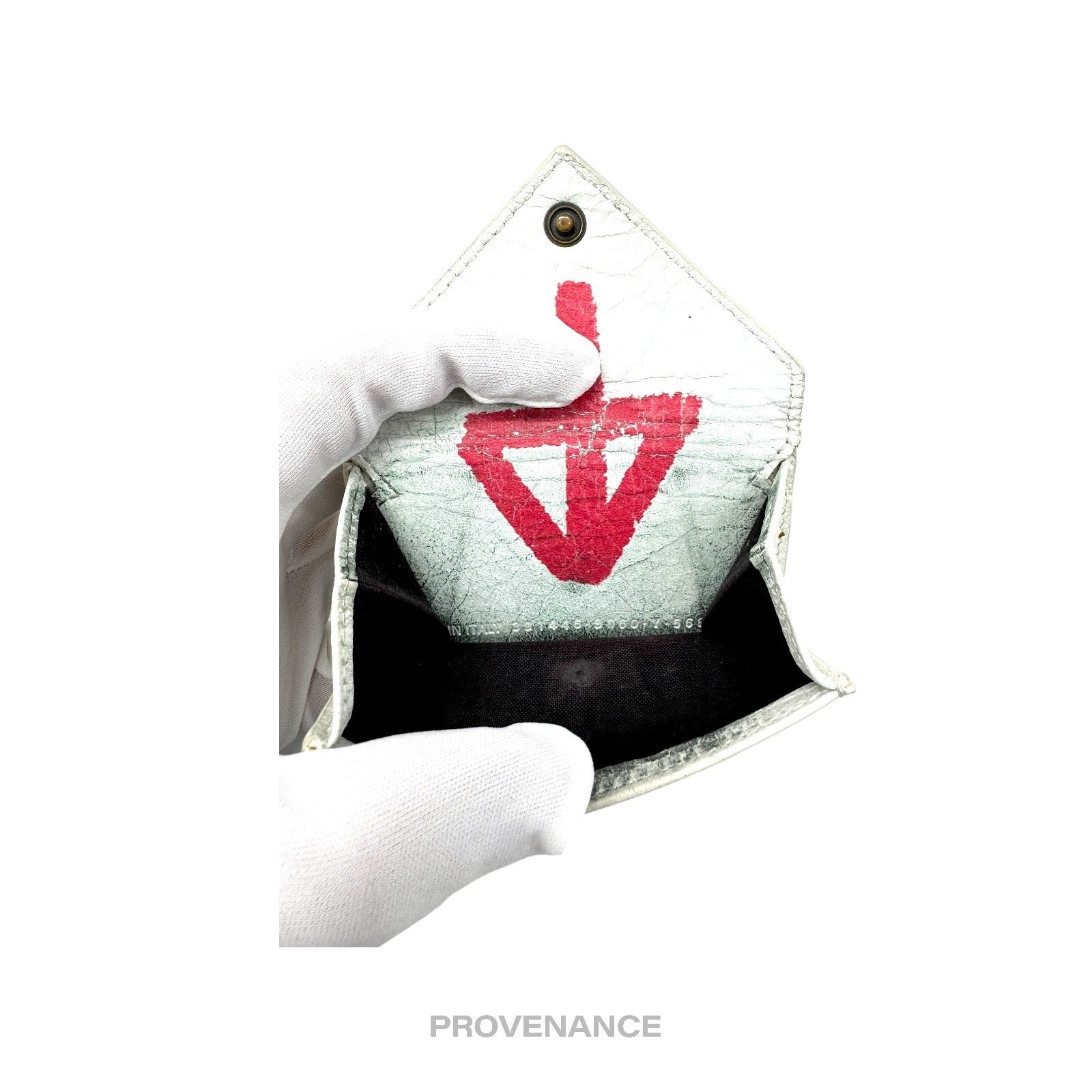 Balenciaga 🔴 Balenciaga Papier Trifold Wallet - Graffiti France Size ONE SIZE - 9 Thumbnail