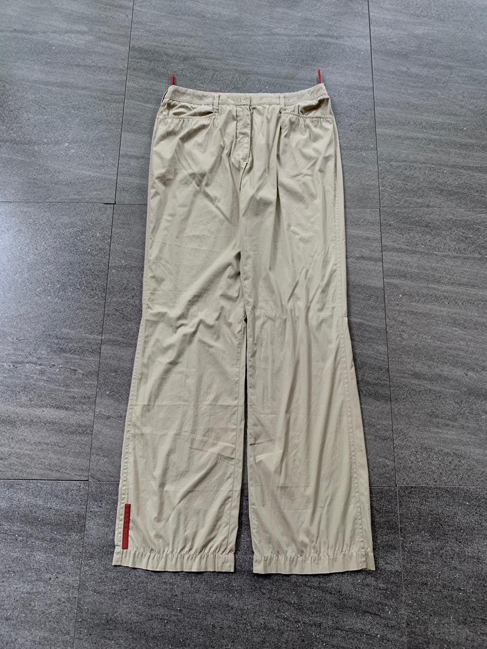 Prada FREE TAX! 2000s Red Tab Easy Pants Size US 30 / EU 46 - 2 Thumbnail
