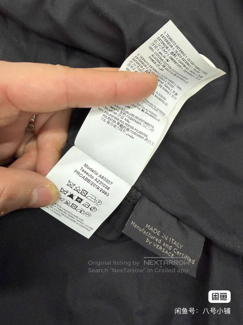 Versace Versace A luxury sweatshirt full of diamonds and ultra-cra Size US M / EU 48-50 / 2 - 5 Thumbnail