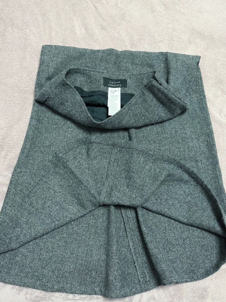 Yohji Yamamoto Yohji Yamamoto size 1 23AW wool-blend fishbone side-waist z Size 24" / US 00 / IT 34 - 5 Thumbnail