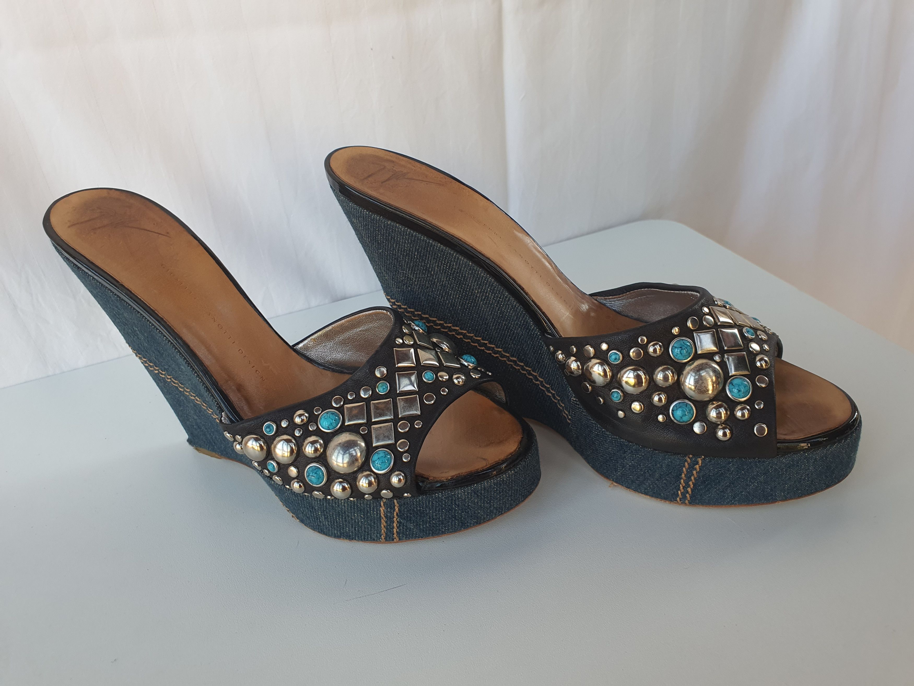 Giuseppe Zanotti Exclusive sandals by Giuseppe Zanotti Design Size US 10.5 / IT 40.5 - 1 Thumbnail