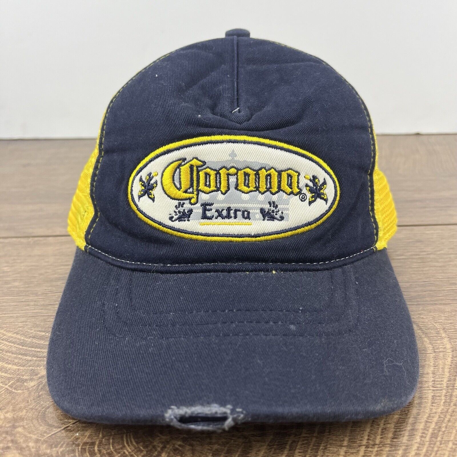 Other Corona Extra Hat Blue Snapback Hat Blue Adjustable Hat Blue Size ONE SIZE - 4 Thumbnail