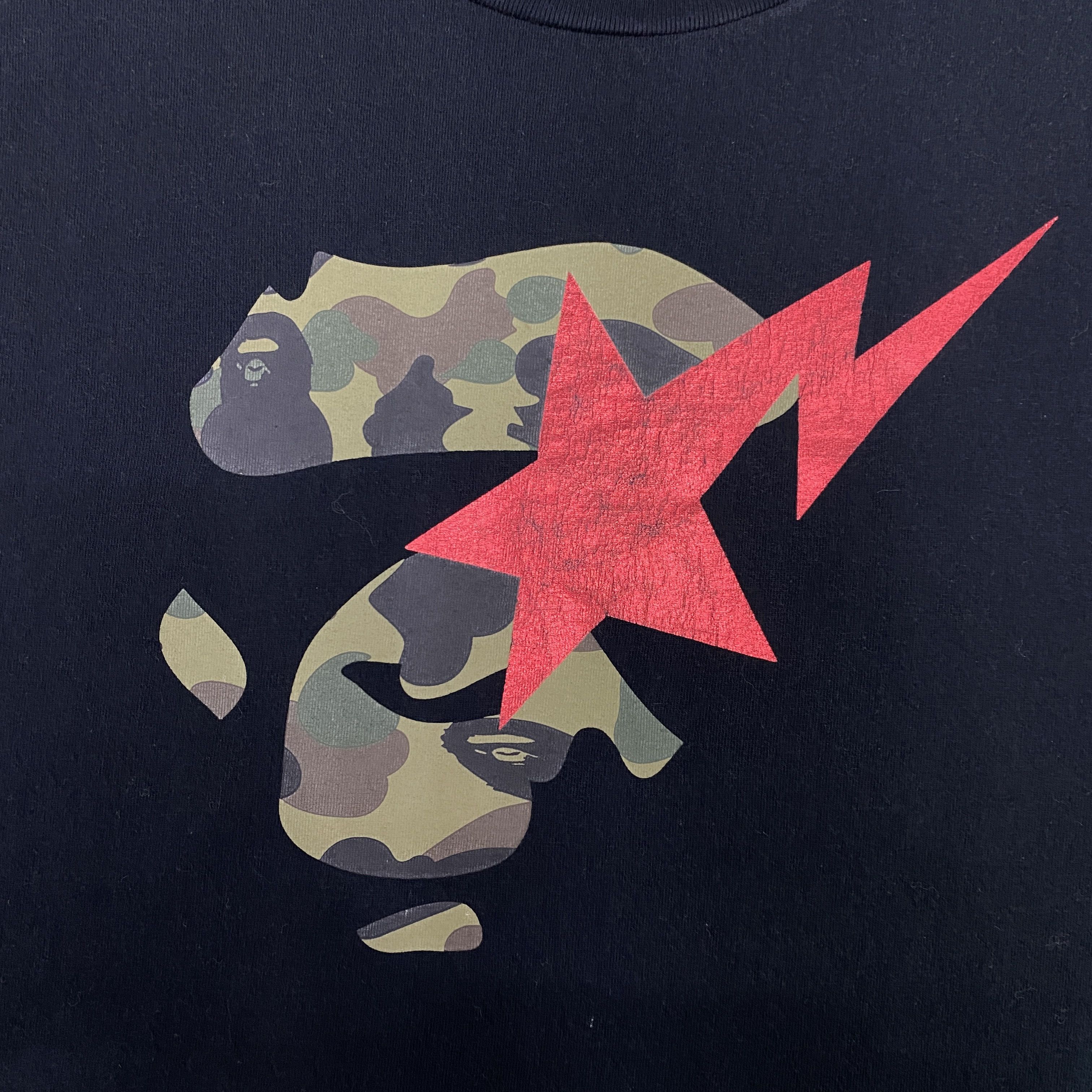 Bape Vintage Bathing Ape Camo Face Sta Tshirt - I028 Size US M / EU 48-50 / 2 - 3 Thumbnail