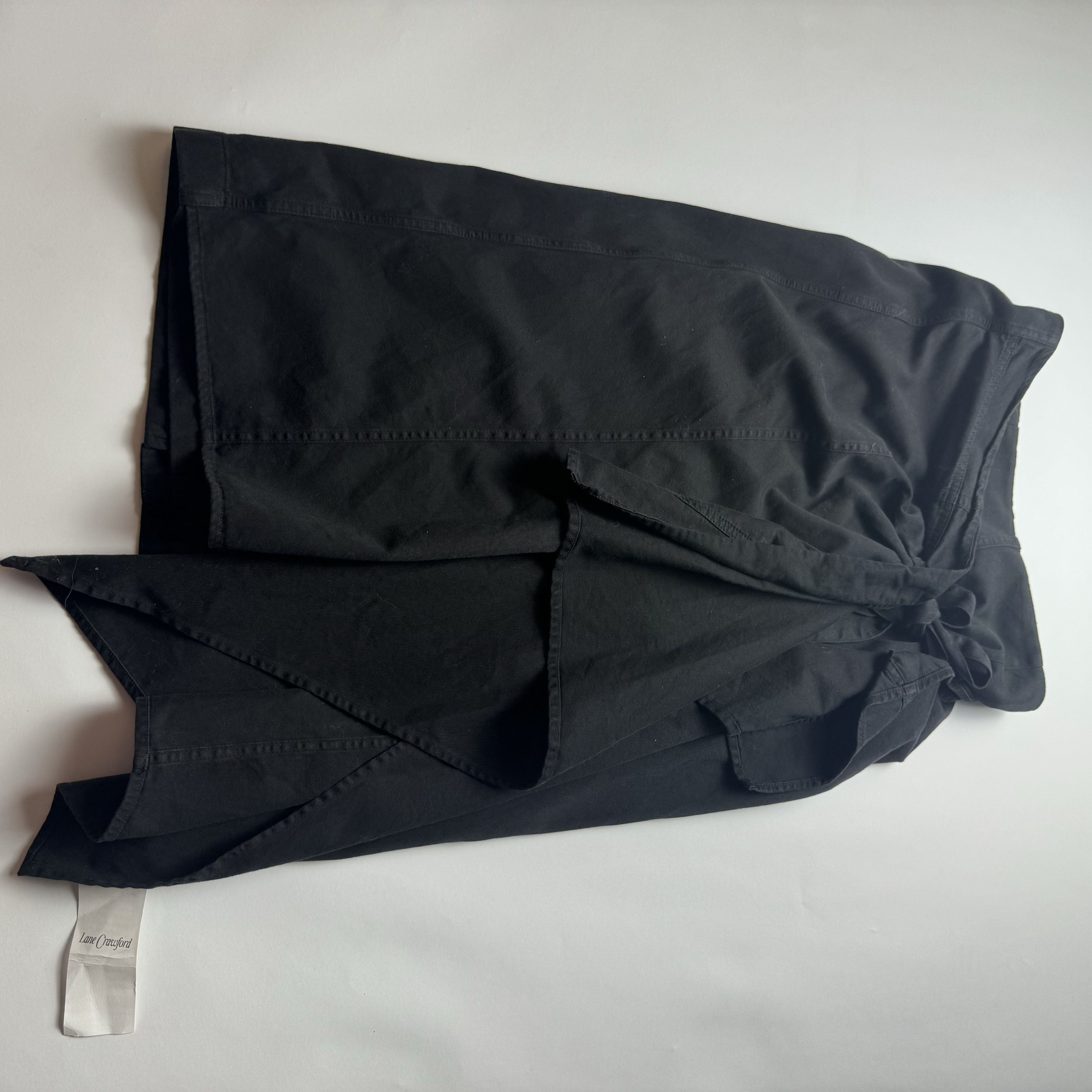 NWT Layer Wrap Denim Skirt, view 4