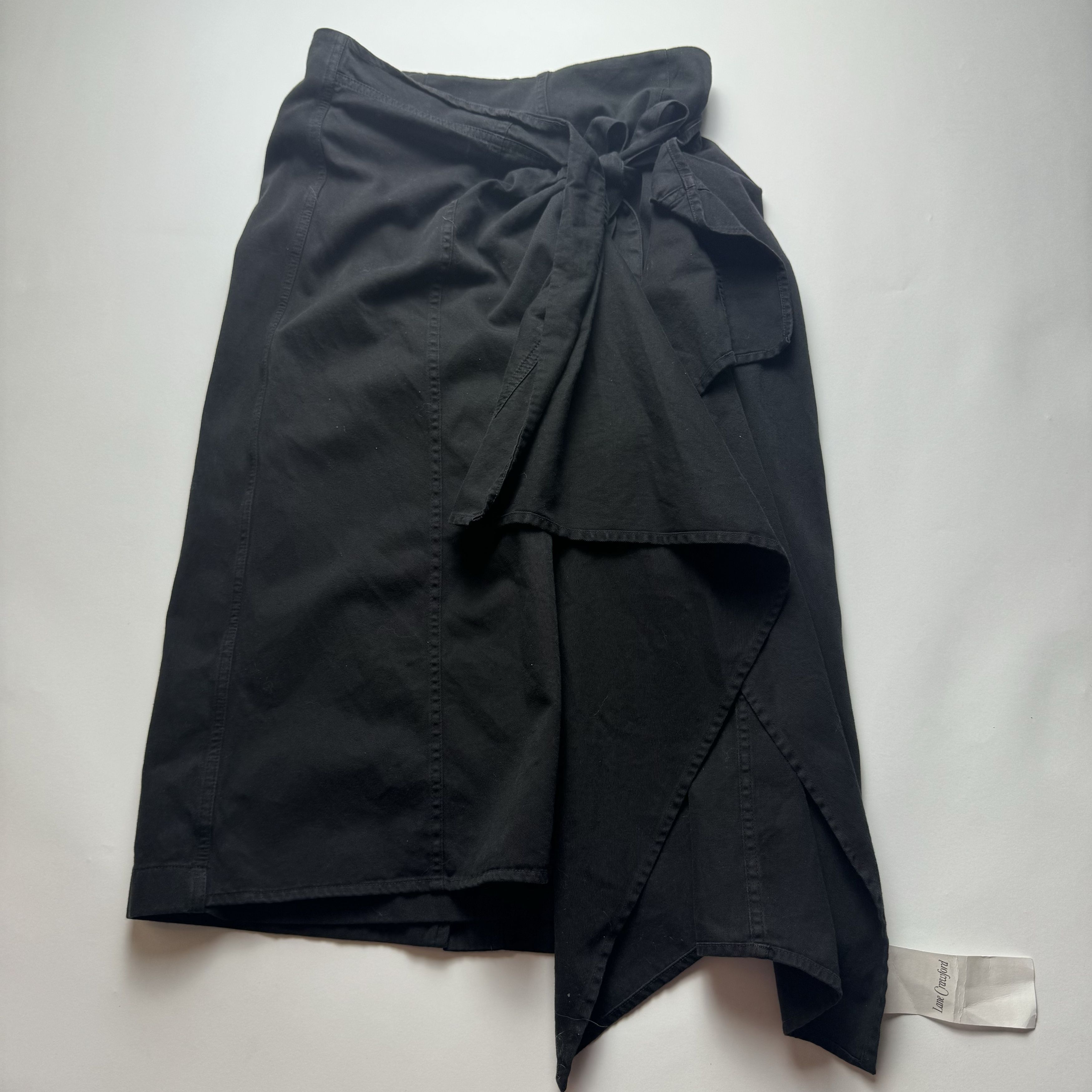 Dries Van Noten NWT Layer Wrap Denim Skirt Size 28" / US 6 / IT 42 - 4 Thumbnail