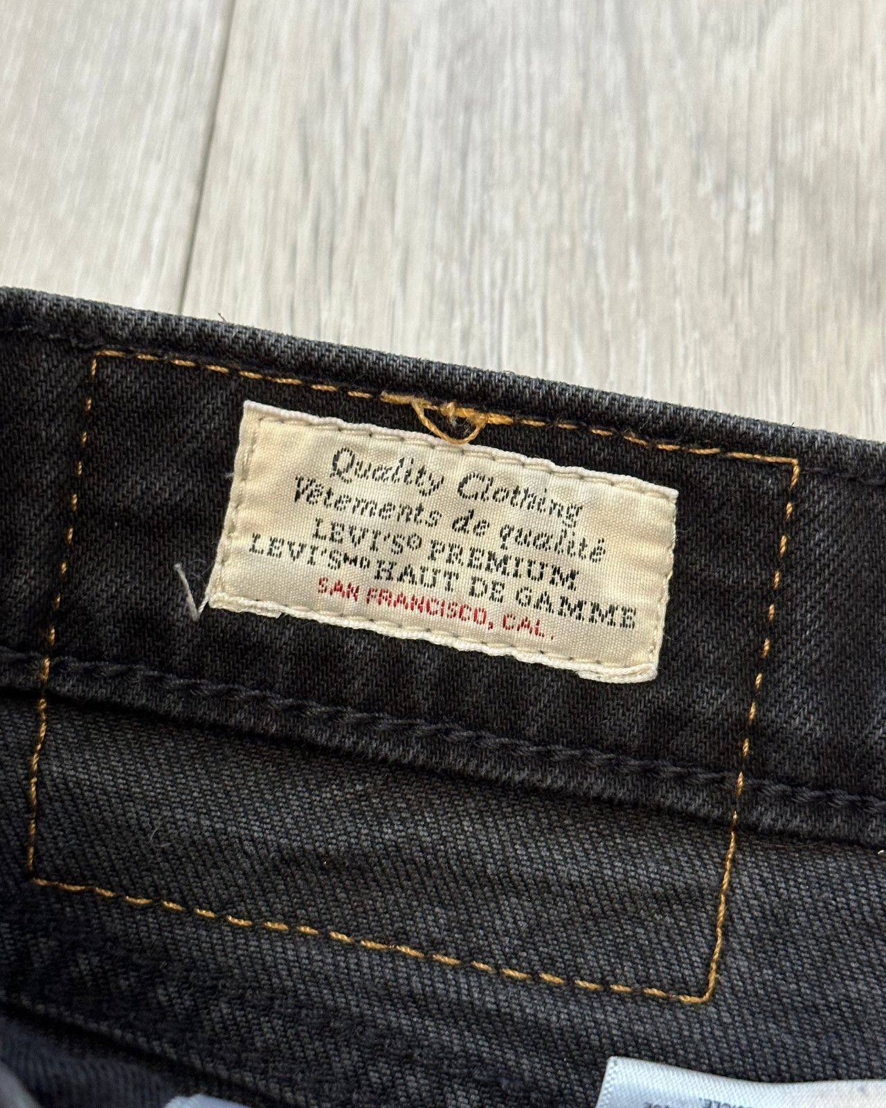 Levi's Levi's Premium 541 Big E Tapered Fit Black Jeans Size 36x33 Size US 36 / EU 52 - 6 Thumbnail