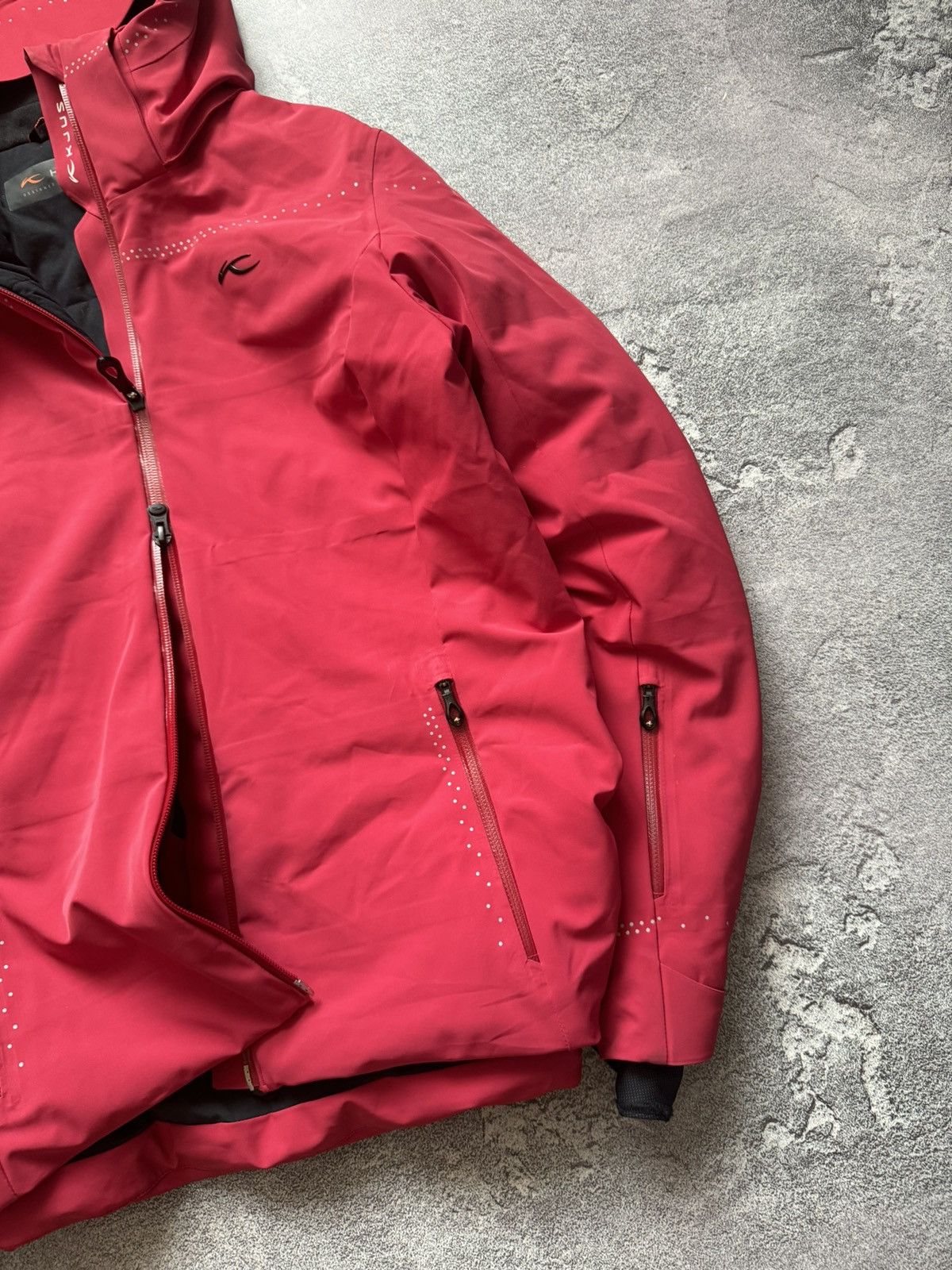 KJUS Kjus L Ladies light speed jacket down hooded puffer outdoor Size L / US 10 / IT 46 - 5 Thumbnail