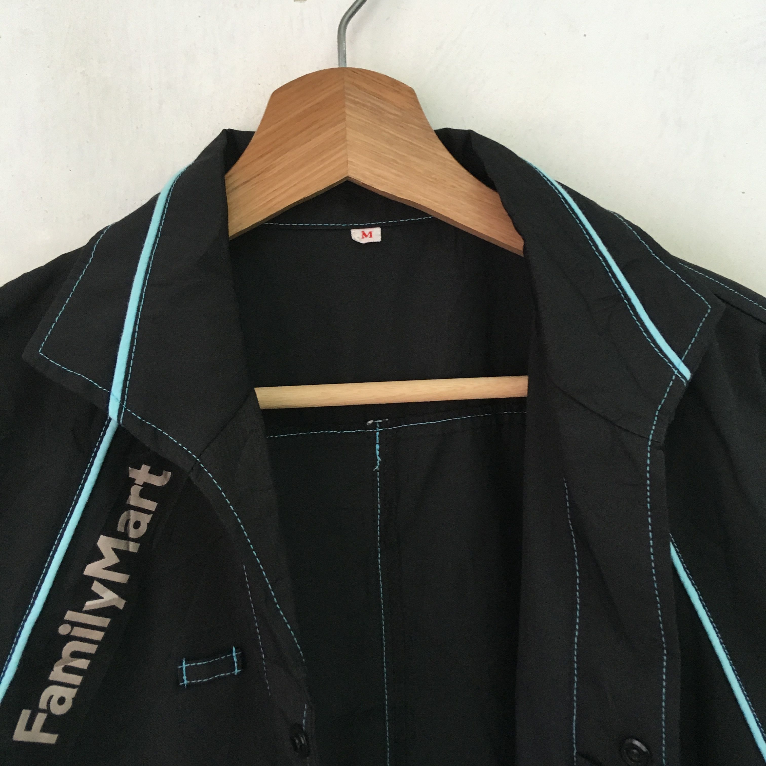 Japanese Brand Vtg Family Mart Convenience Worker Shirt Workwear Uniform Size US M / EU 48-50 / 2 - 7 Thumbnail