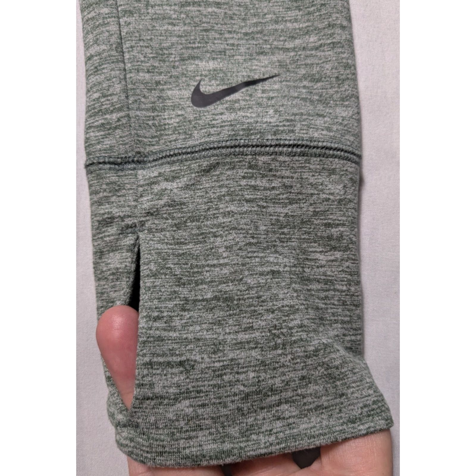 Nike Nike Dri-Fit Yoga Collection Cardigan Open Front Green Marl Women XL CD3210 Size XL / US 12-14 / IT 48-50 - 5 Thumbnail