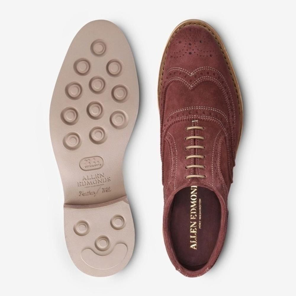 Allen Edmonds Allen Edmonds Neumok Suede Wingtip Oxford size 10.5 Size US 10.5 / EU 43-44 - 1 Thumbnail