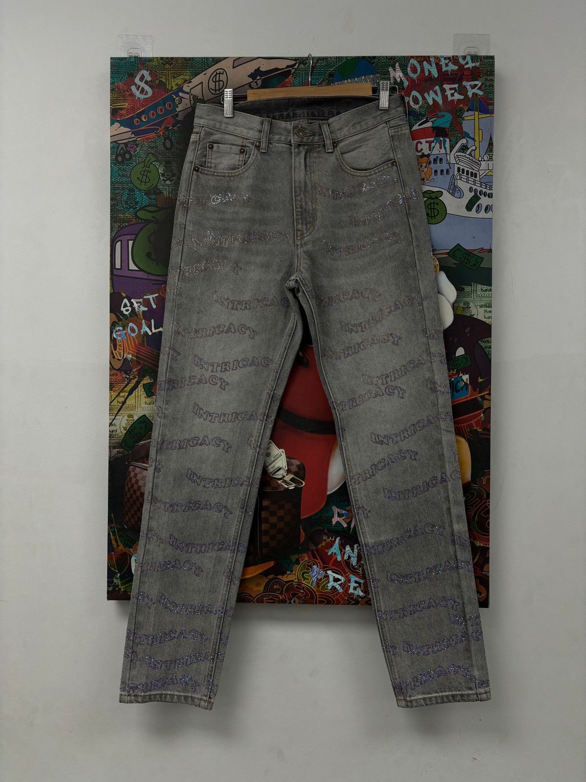LOST INTRICACY Lost intricacy all over rhinestone jeans Size US 28 / EU 44 - 1 Thumbnail